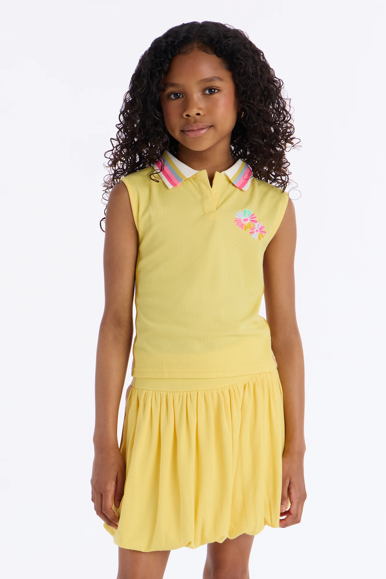 Mini Effortlessly Fly Skort Set - Yellow - Image 2