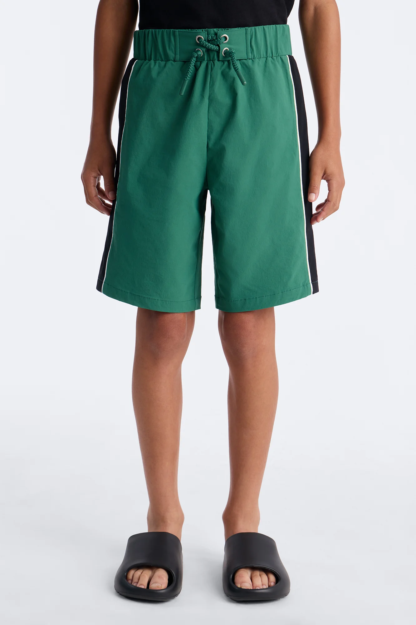 Mini Everyday Stretch Paneled Boardshorts - Green - Image 2