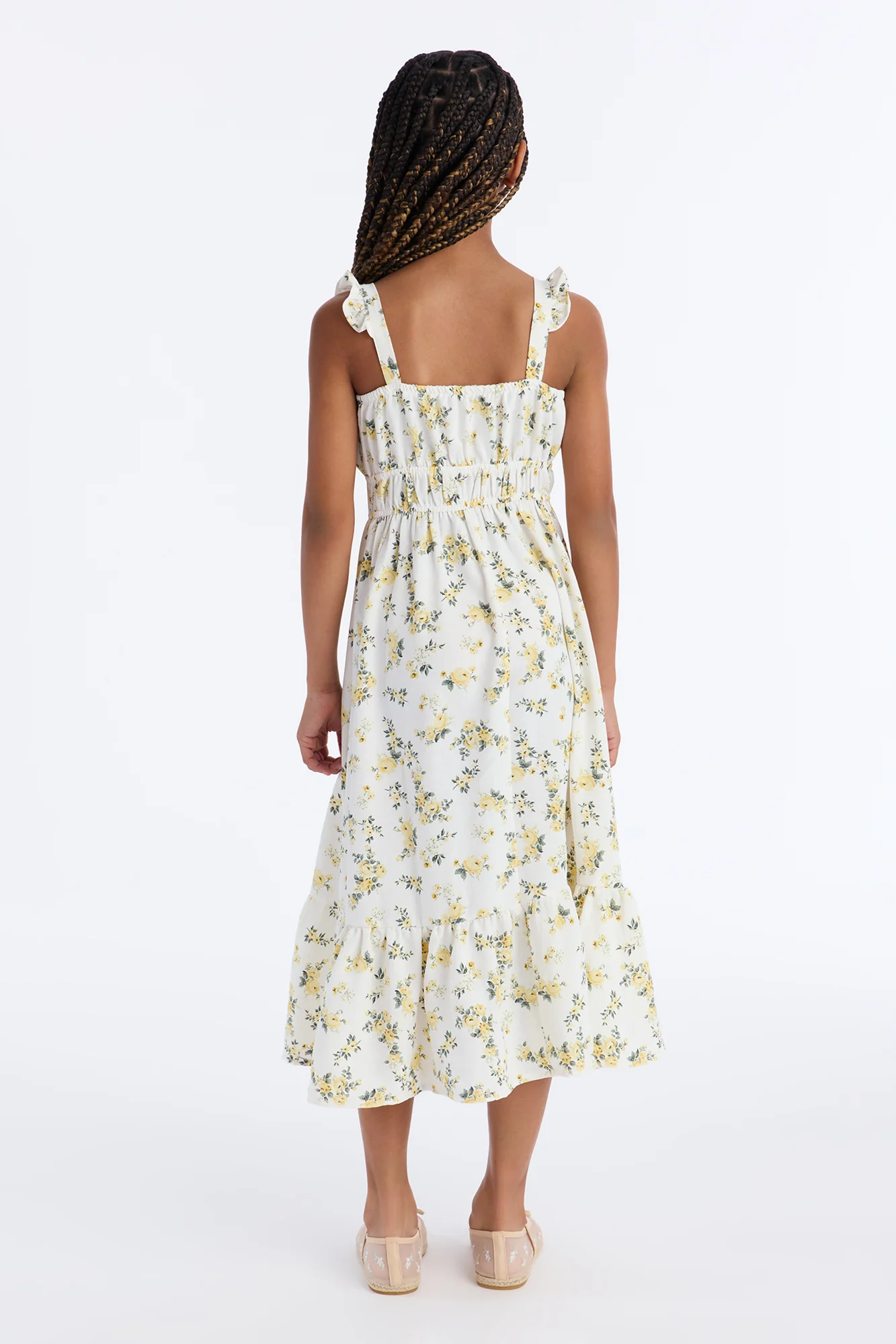 Mini Feeling Grateful Dress - White/combo - Image 3