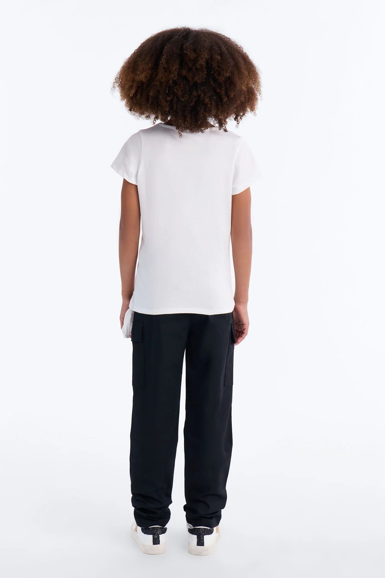 Mini Fierce For Life Pant Set - White/Black - Image 5