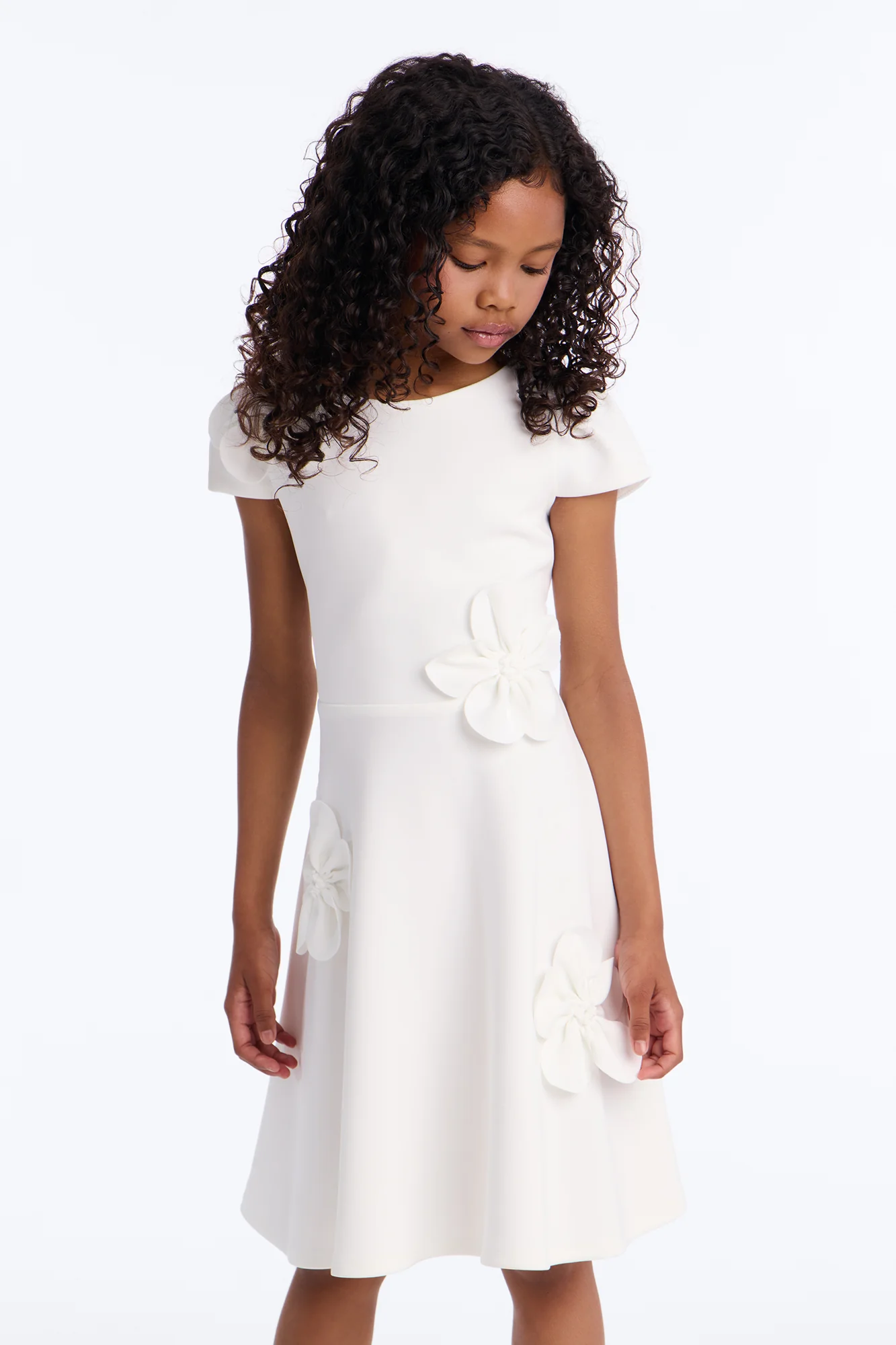 Mini Flawless Flowers Forever Dress - Off White - Image 2