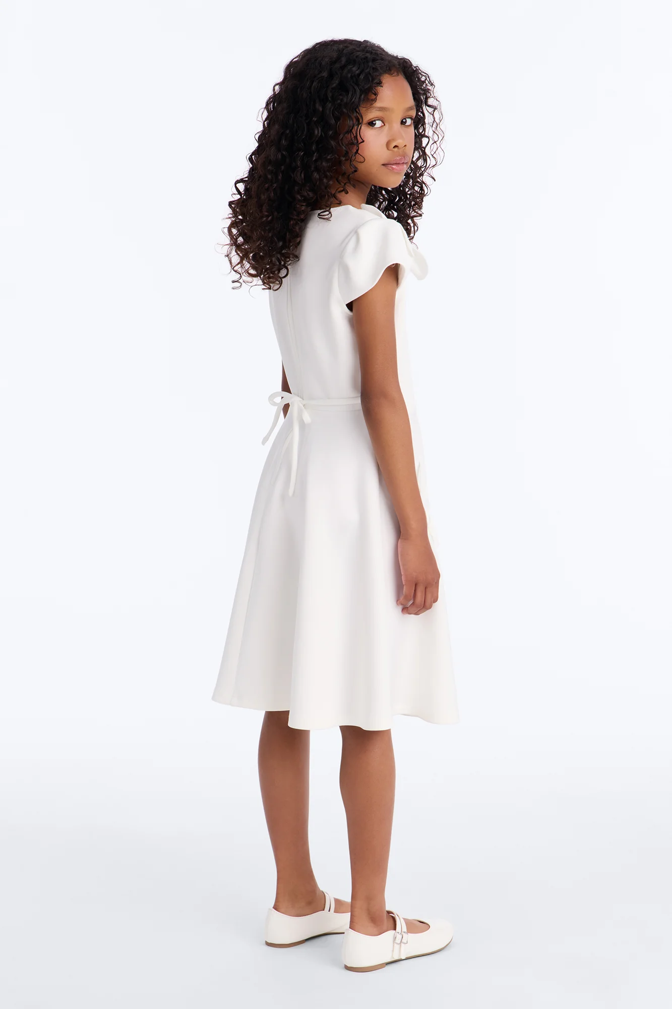Mini Flawless Flowers Forever Dress - Off White - Image 4
