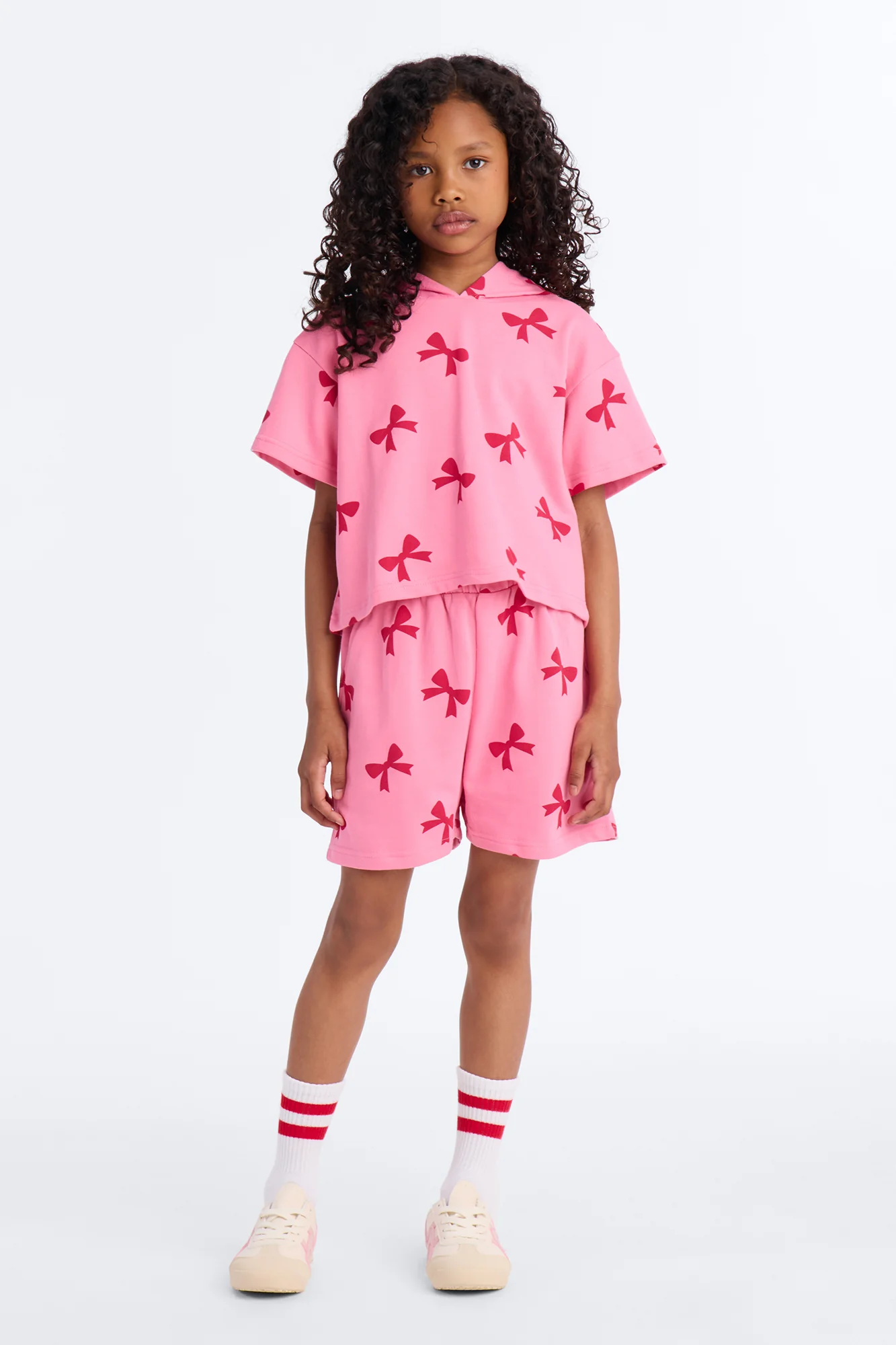 Mini Fly Away With Me Short Set - Pink
