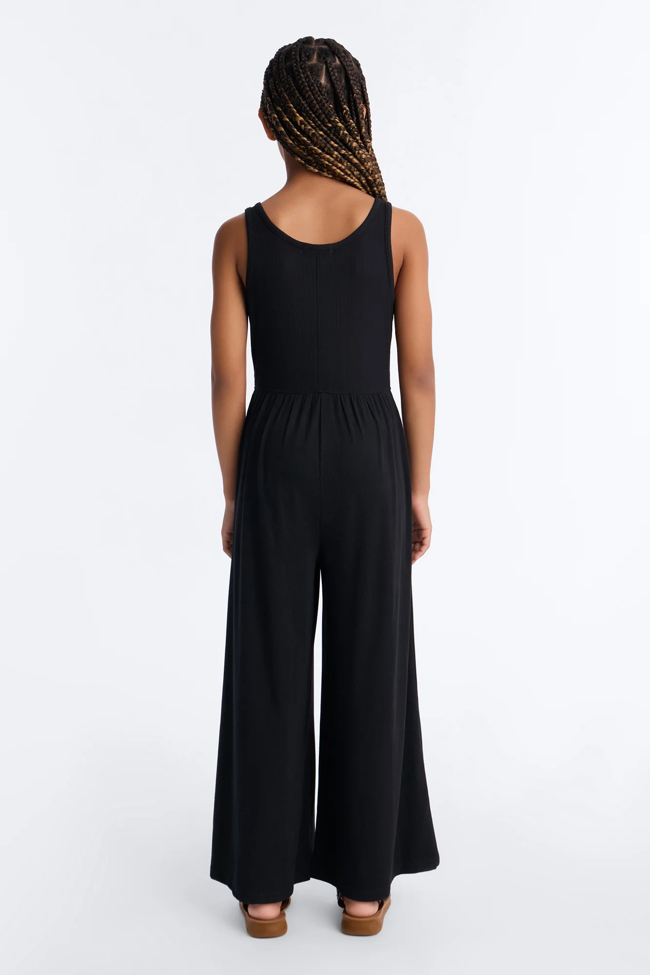 Mini Follow Your Dreams Wide Leg Jumpsuit - Black - Image 4