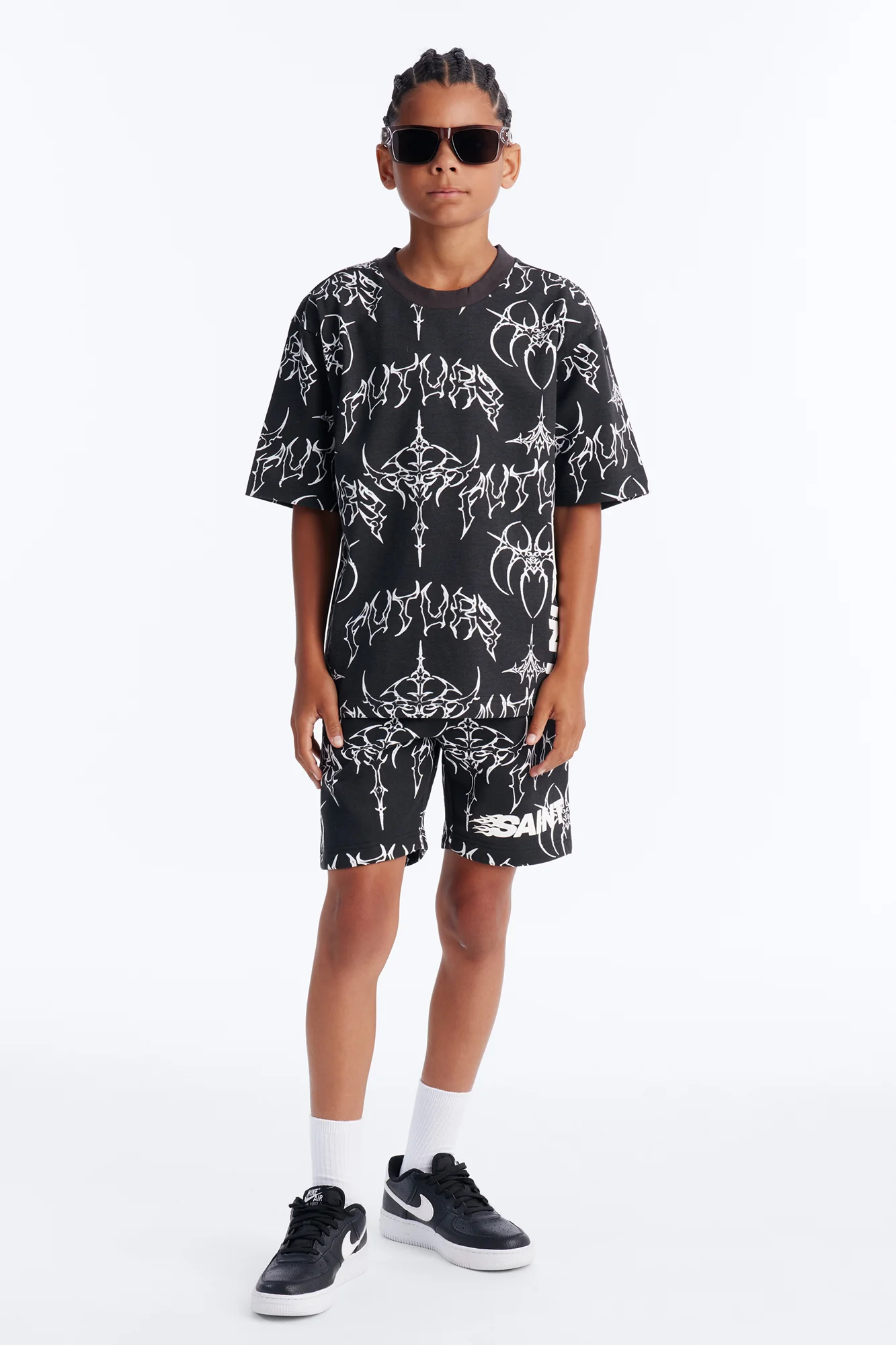 Mini Future Saint Shorts - Black - Image 2