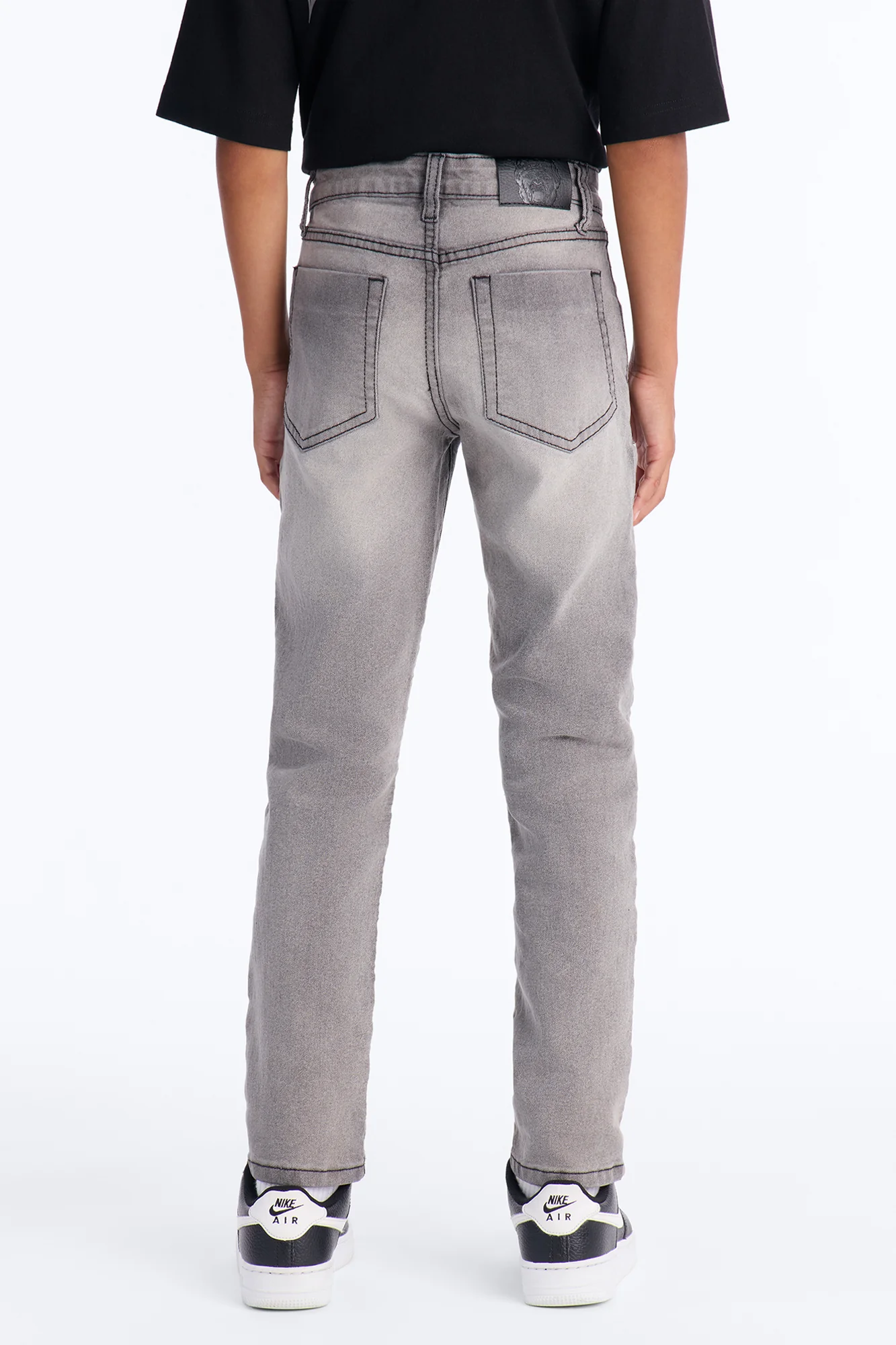 Mini Getting Hotter Jeans - Grey Mineral Wash - Image 4