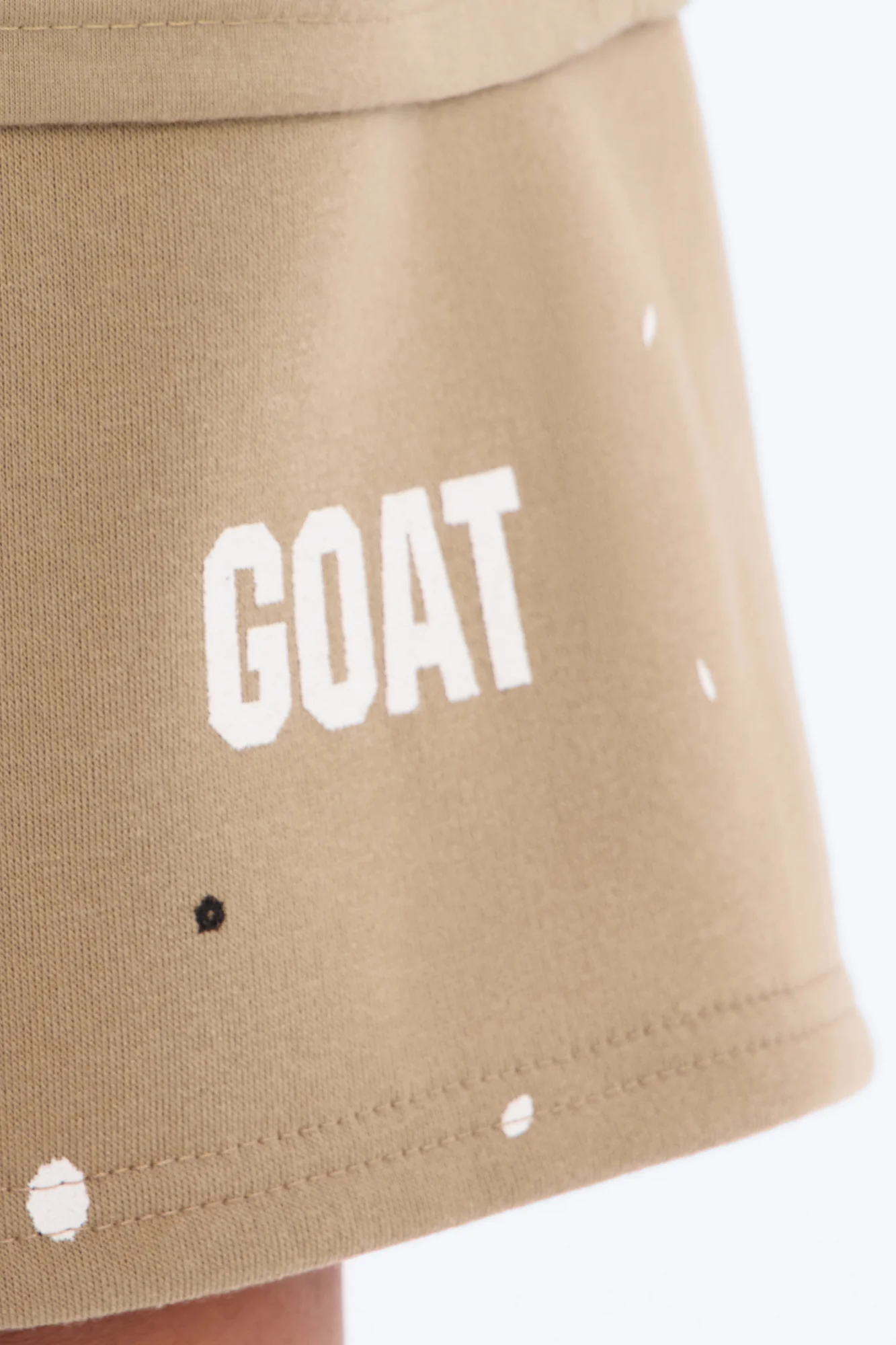 Mini GOAT Speckled Short Set - Stone - Image 3