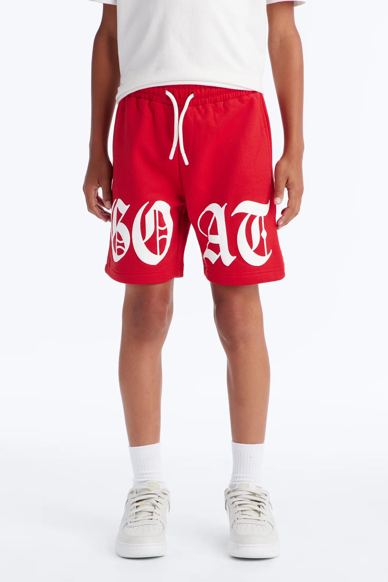Mini GOAT Things Shorts - Red