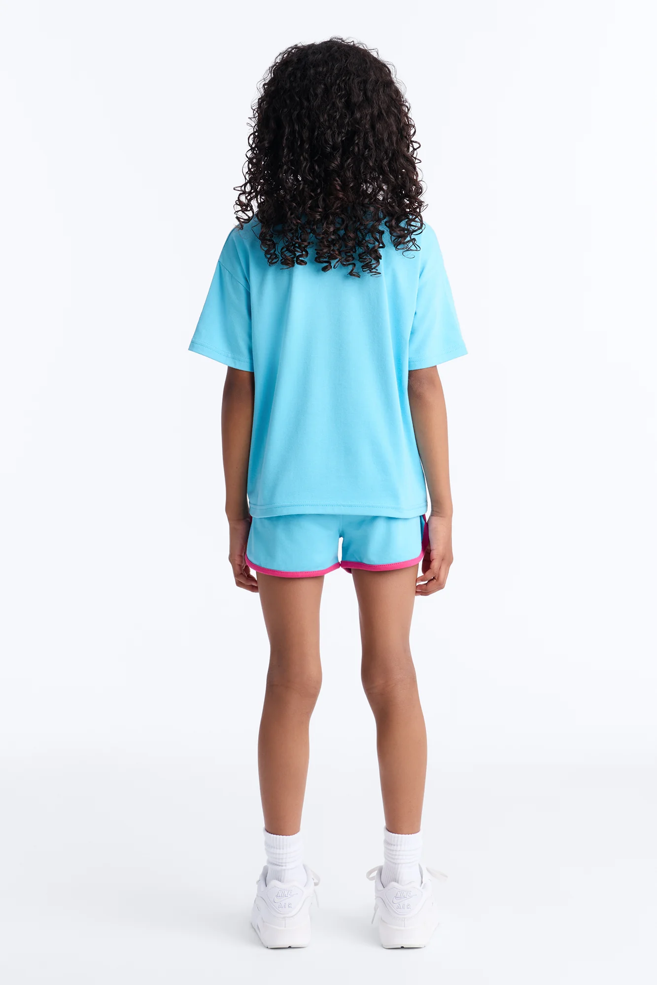 Mini Good Vibes For Life Short Set - Blue - Image 4