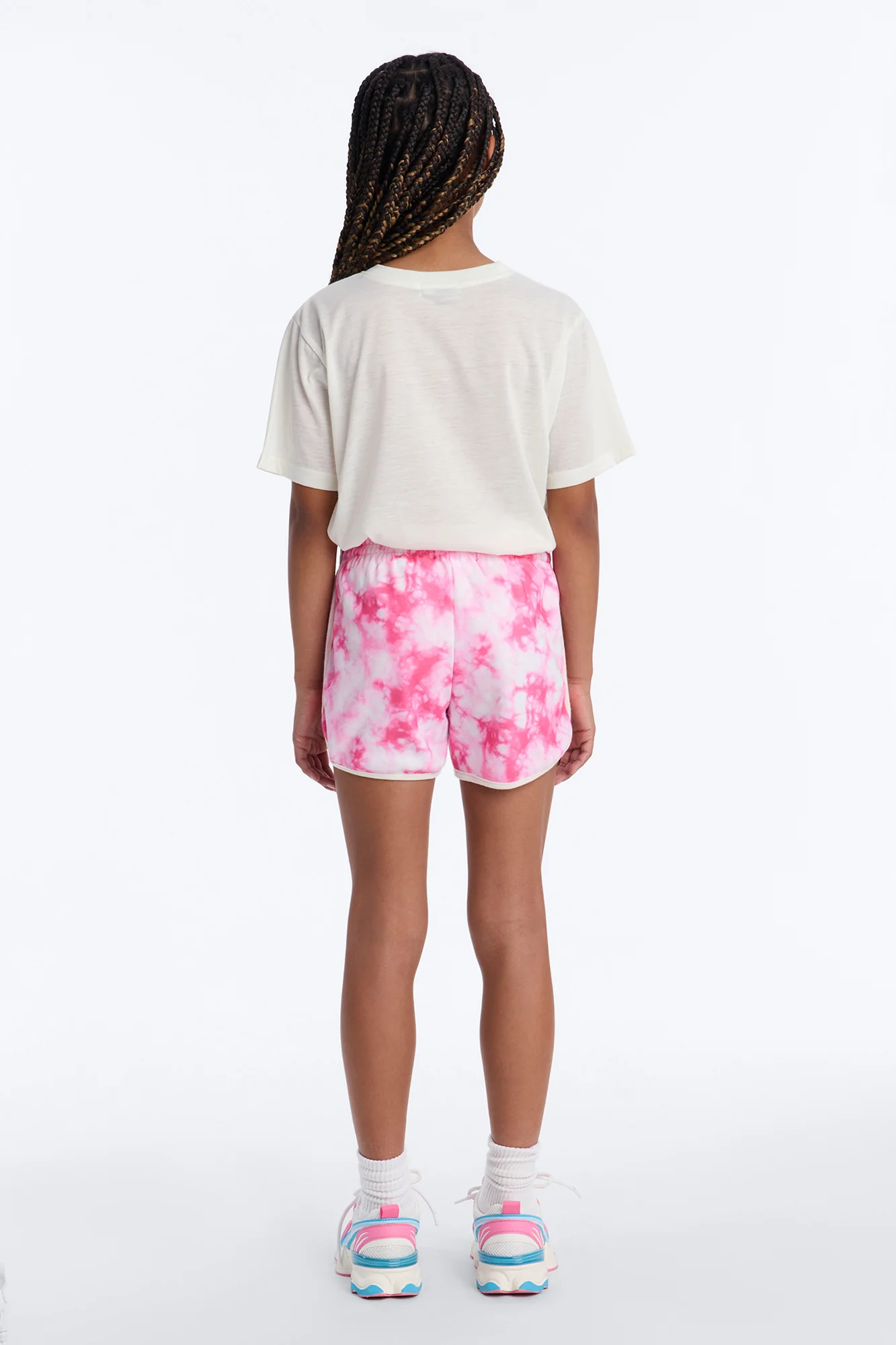 Mini Good Vibes Or Else Short Set - Cream/combo - Image 4
