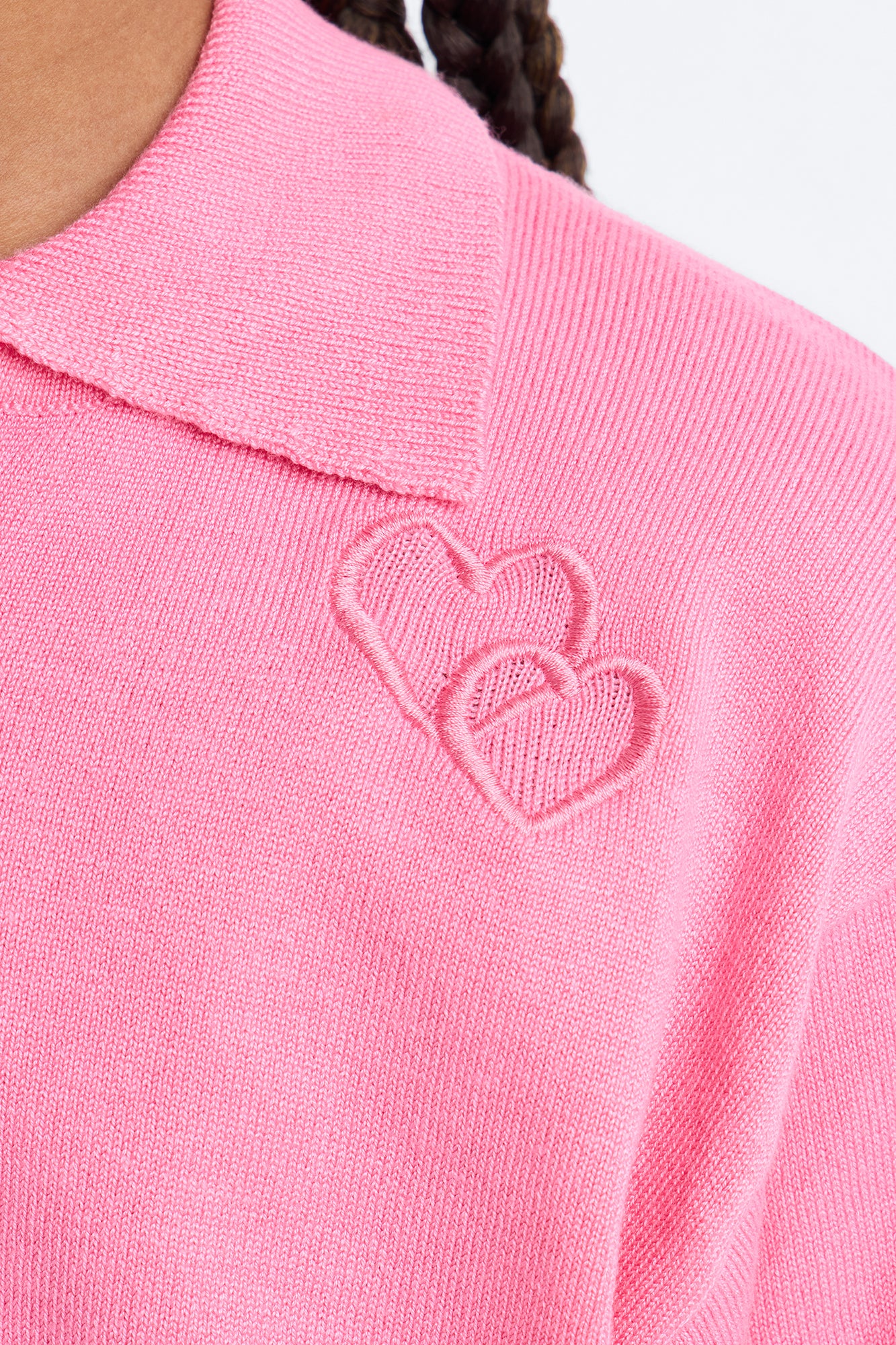 Mini Heartbeats In Harmony Pleated Mini Skirt Set - Pink - Image 3