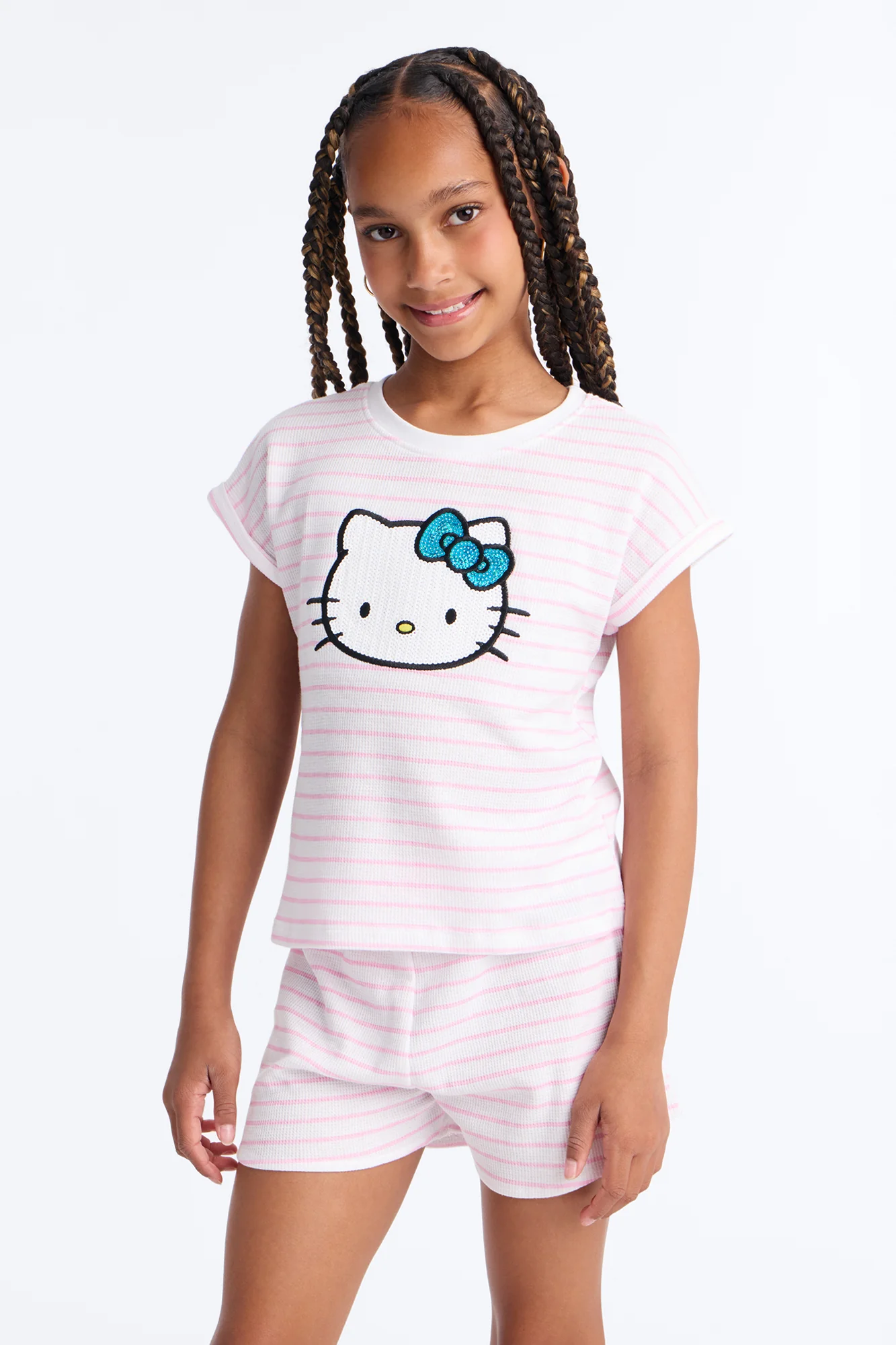 Mini Hello Kitty Always Cute Short Set - Pink - Image 2