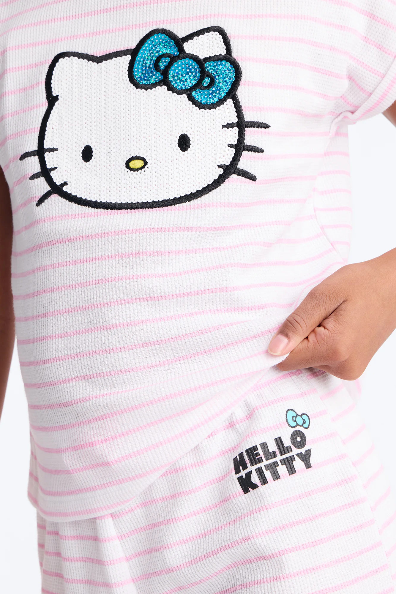 Mini Hello Kitty Always Cute Short Set - Pink - Image 3