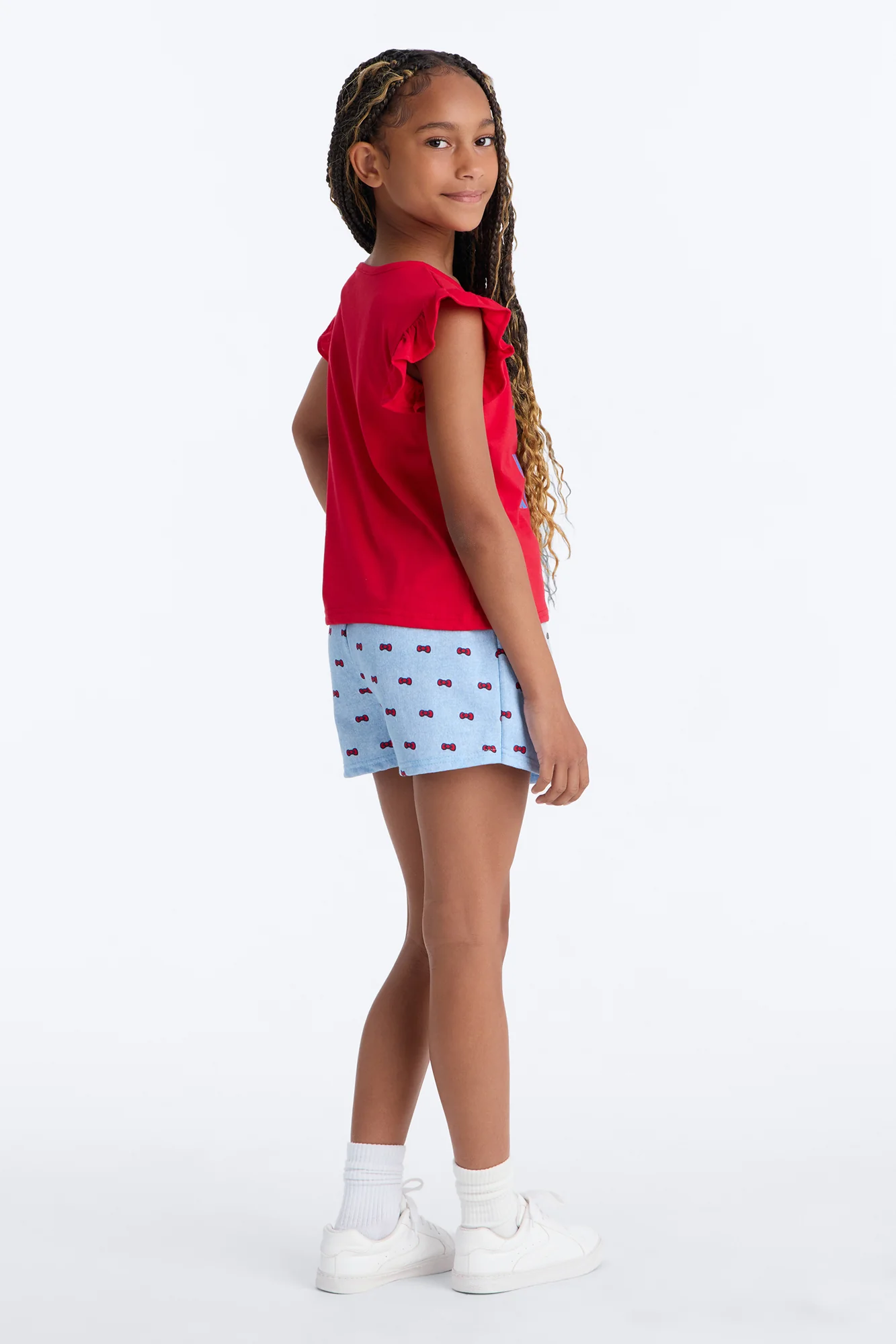 Mini Hello Kitty Positively Perfect Skort Set - Red/combo - Image 5