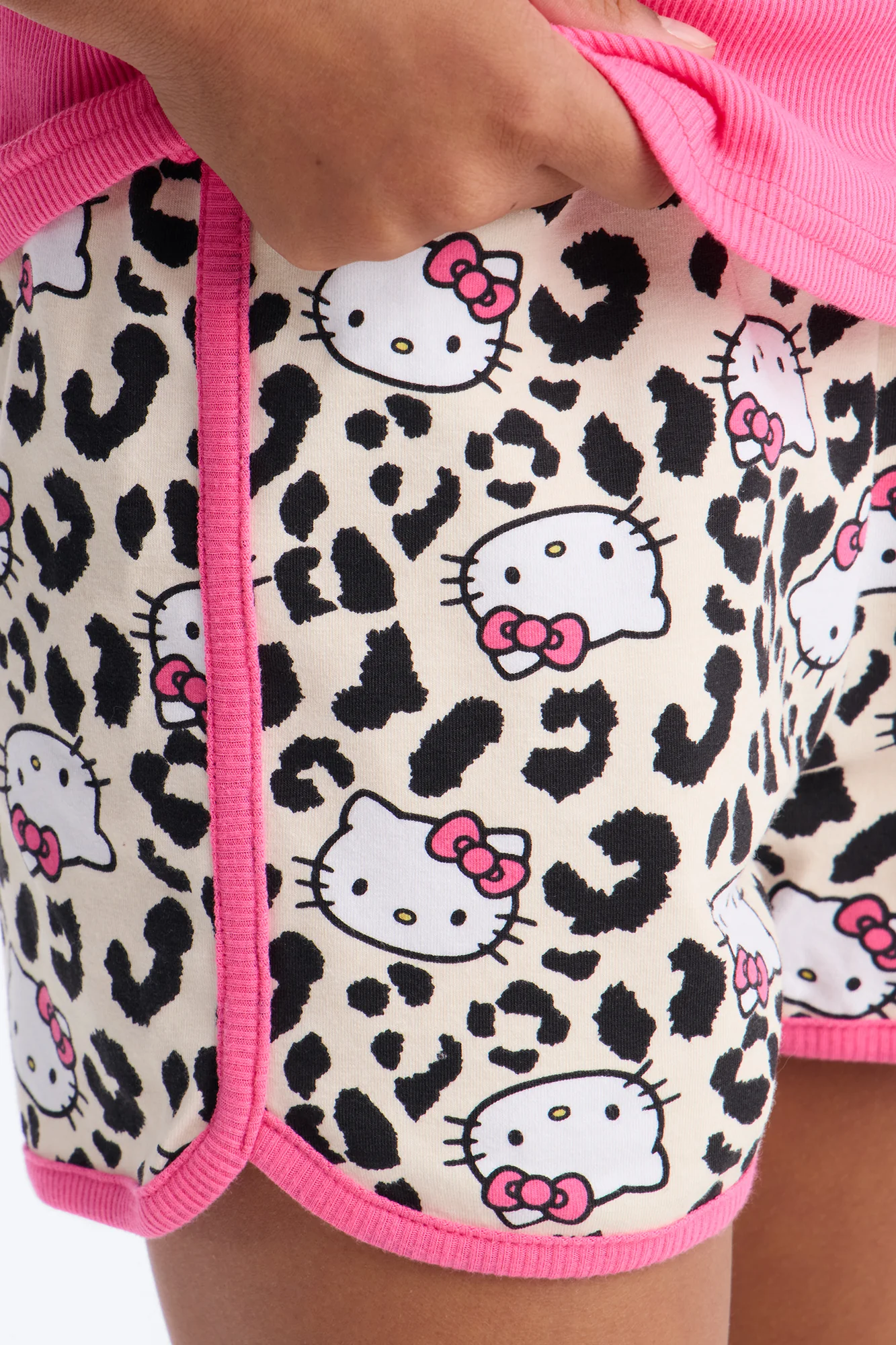 Mini Hello Kitty Shining Bright Short Set - Hot Pink/combo - Image 3
