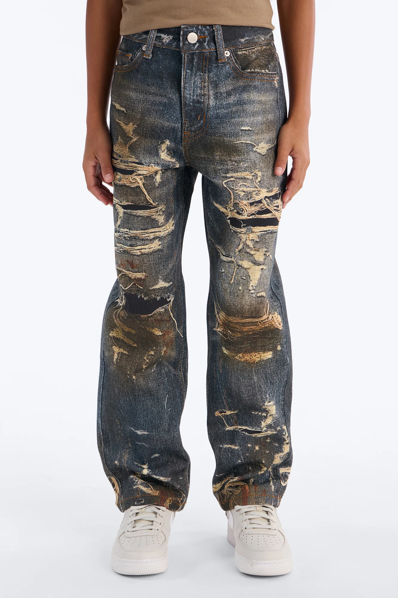 Mini I Got It Printed Jeans - Vintage Wash