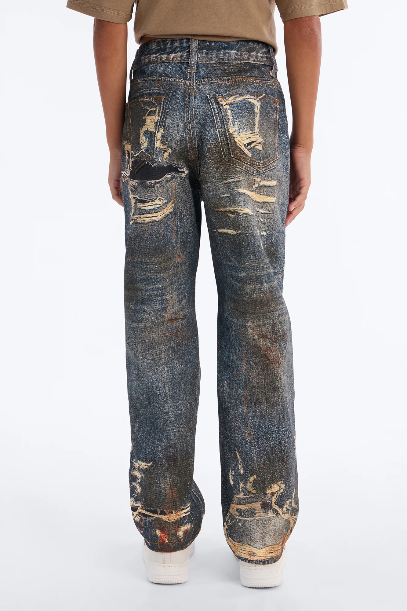 Mini I Got It Printed Jeans - Vintage Wash - Image 4