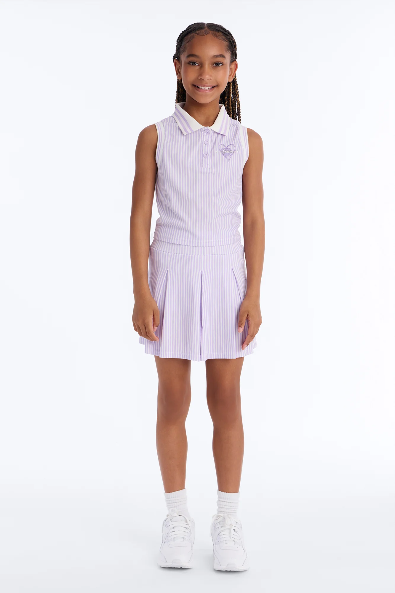 Mini I Just Love It Skort Set - Lilac