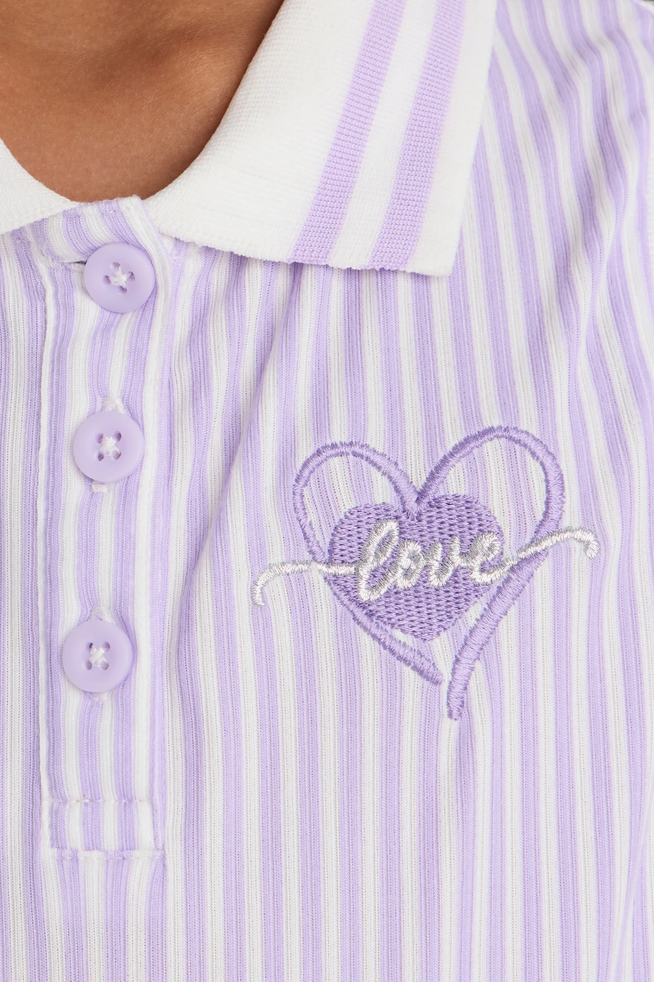 Mini I Just Love It Skort Set - Lilac - Image 3
