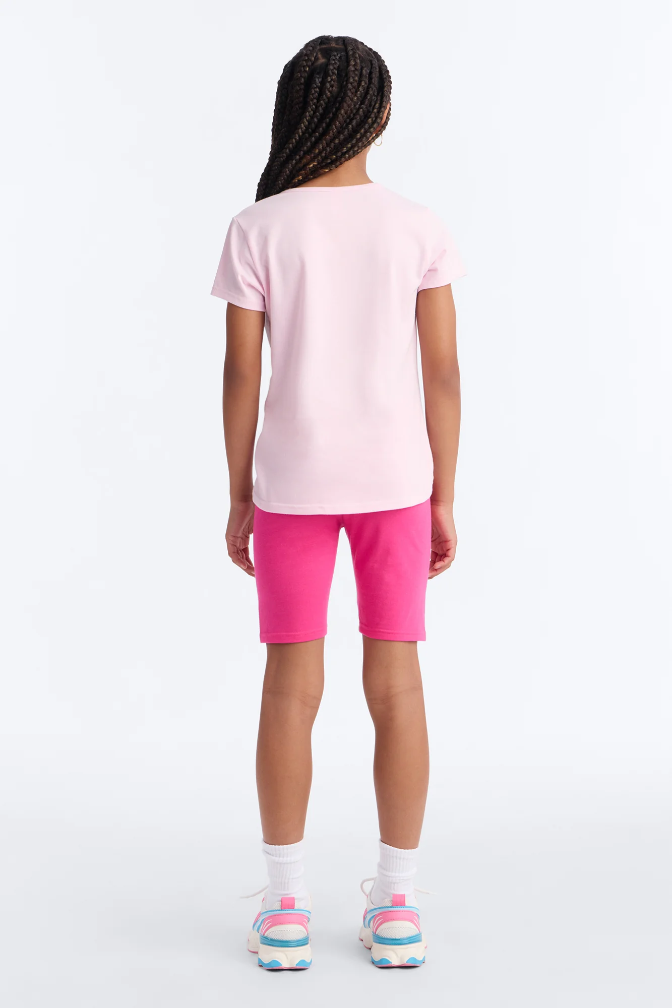 Mini In My Diva Girl Era Bike Short Set - Pink/combo - Image 3