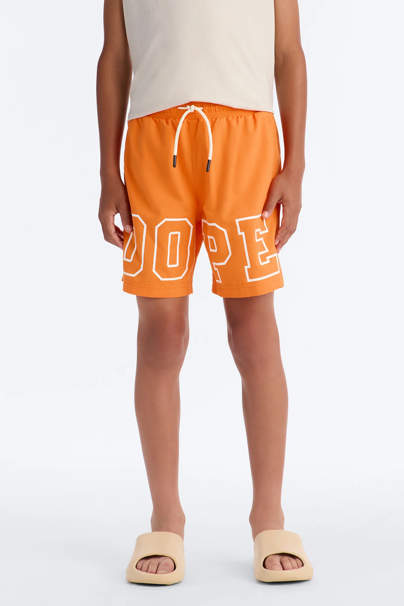 Mini It's Dope Classic Swim Trunk - Orange