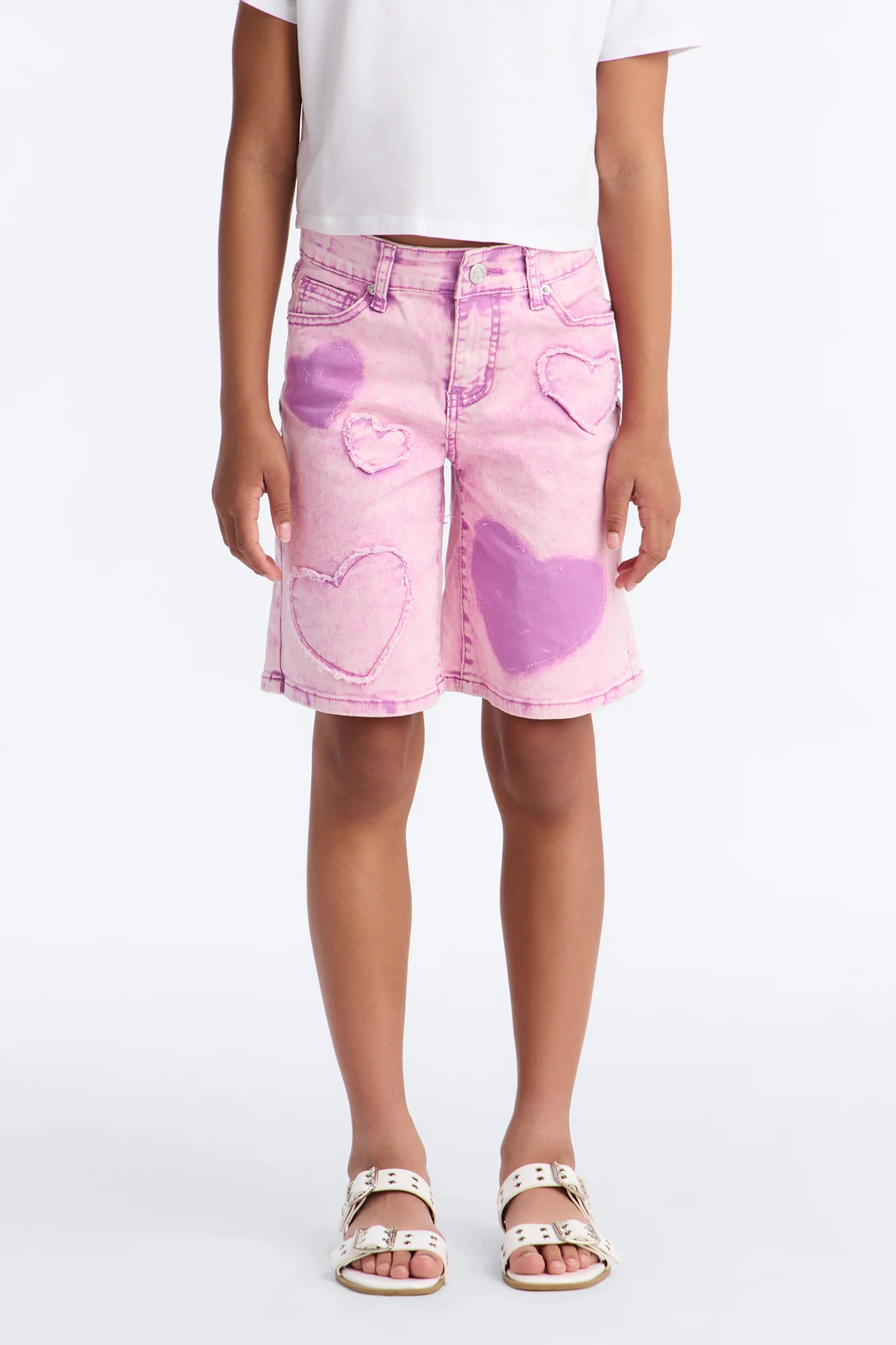 Mini Just Because Jorts - Lilac - Image 2