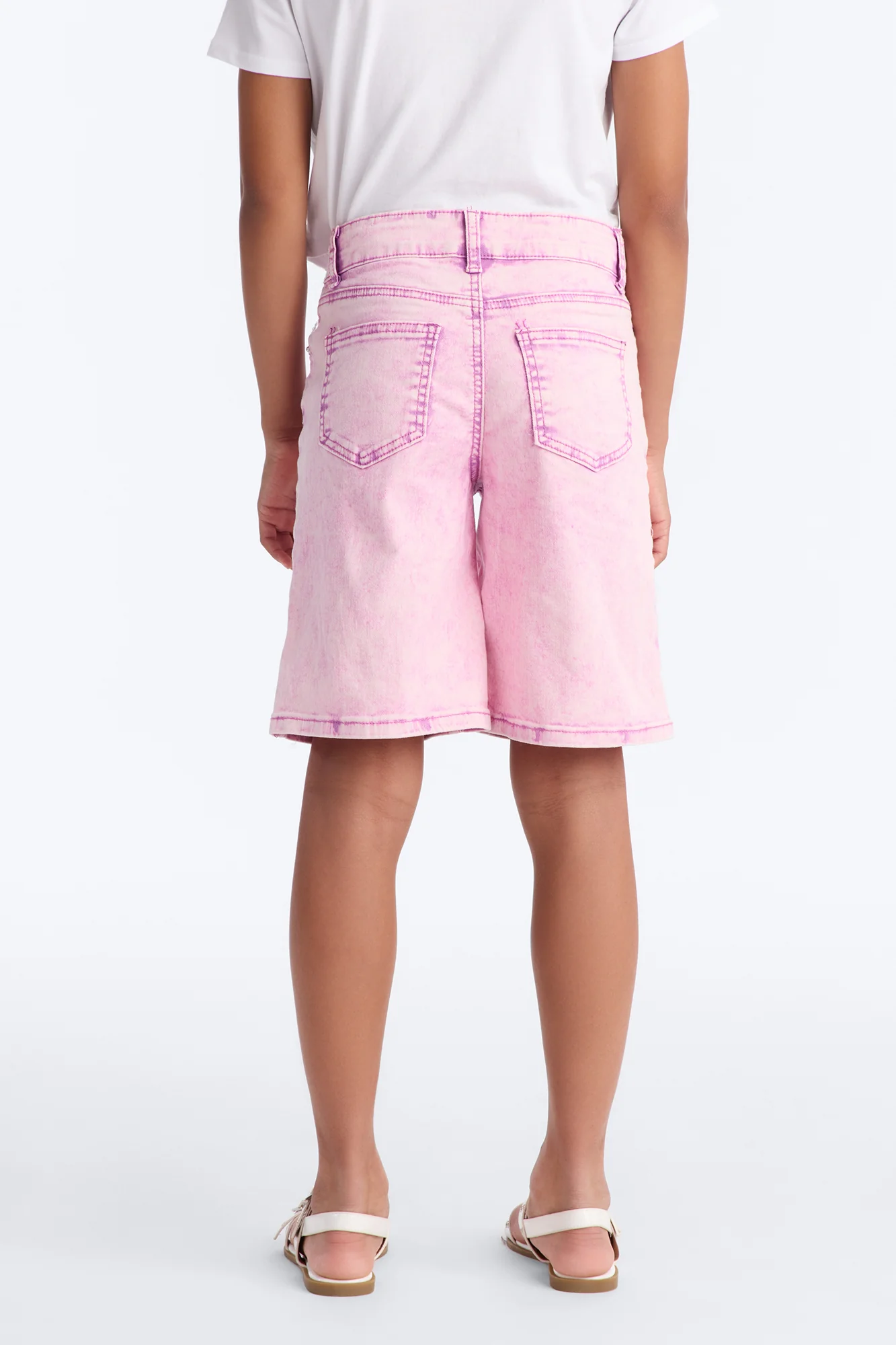 Mini Just Because Jorts - Lilac - Image 4
