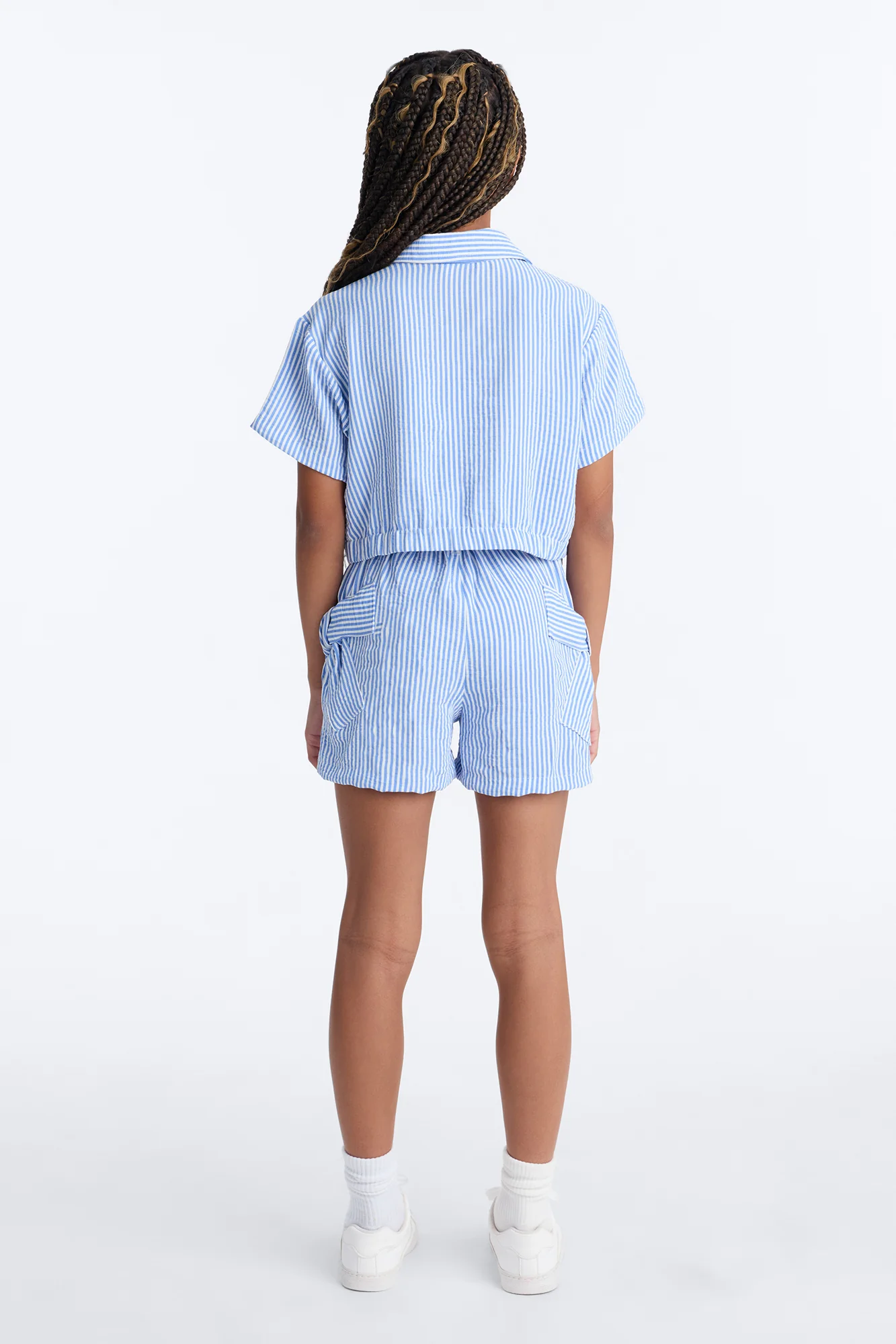 Mini Just Can't Wait Short Set - Blue - Image 4