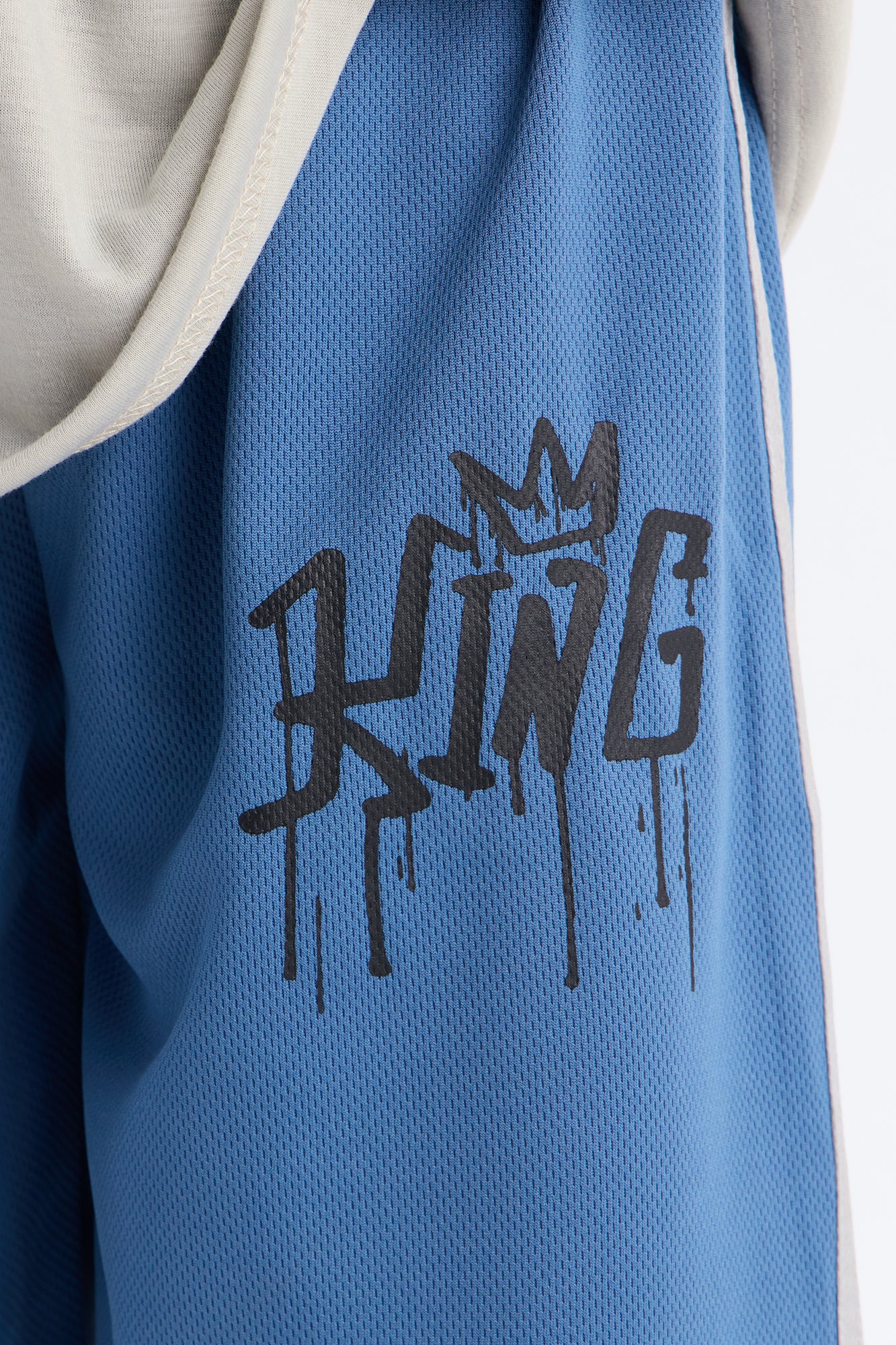 Mini King For Life Short Set - Grey/combo - Image 3