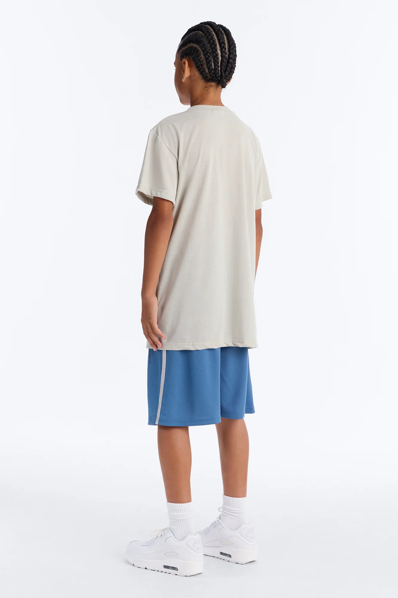 Mini King For Life Short Set - Grey/combo - Image 4