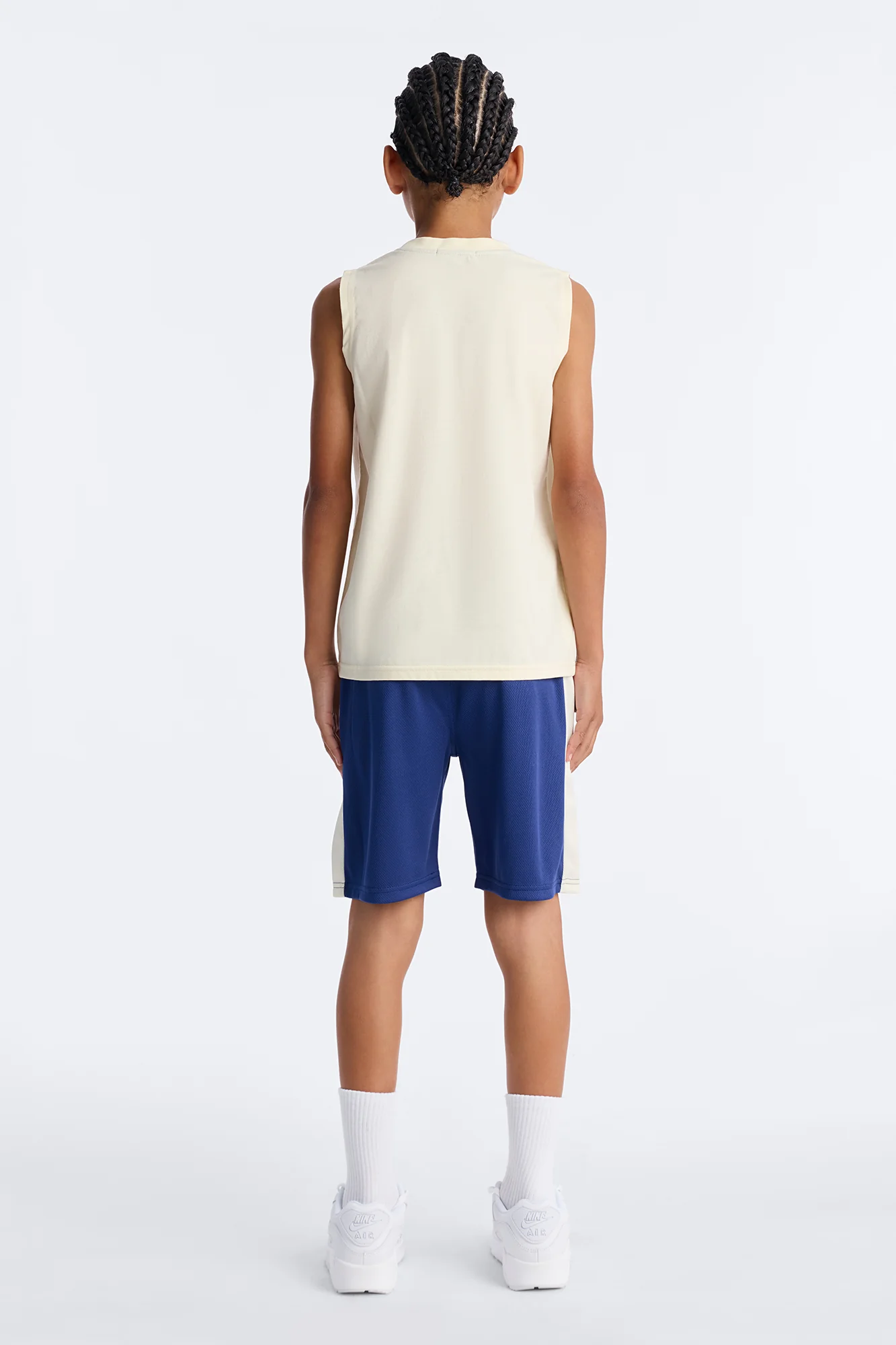 Mini LA Dreamer Mesh Short Set - White/combo - Image 4