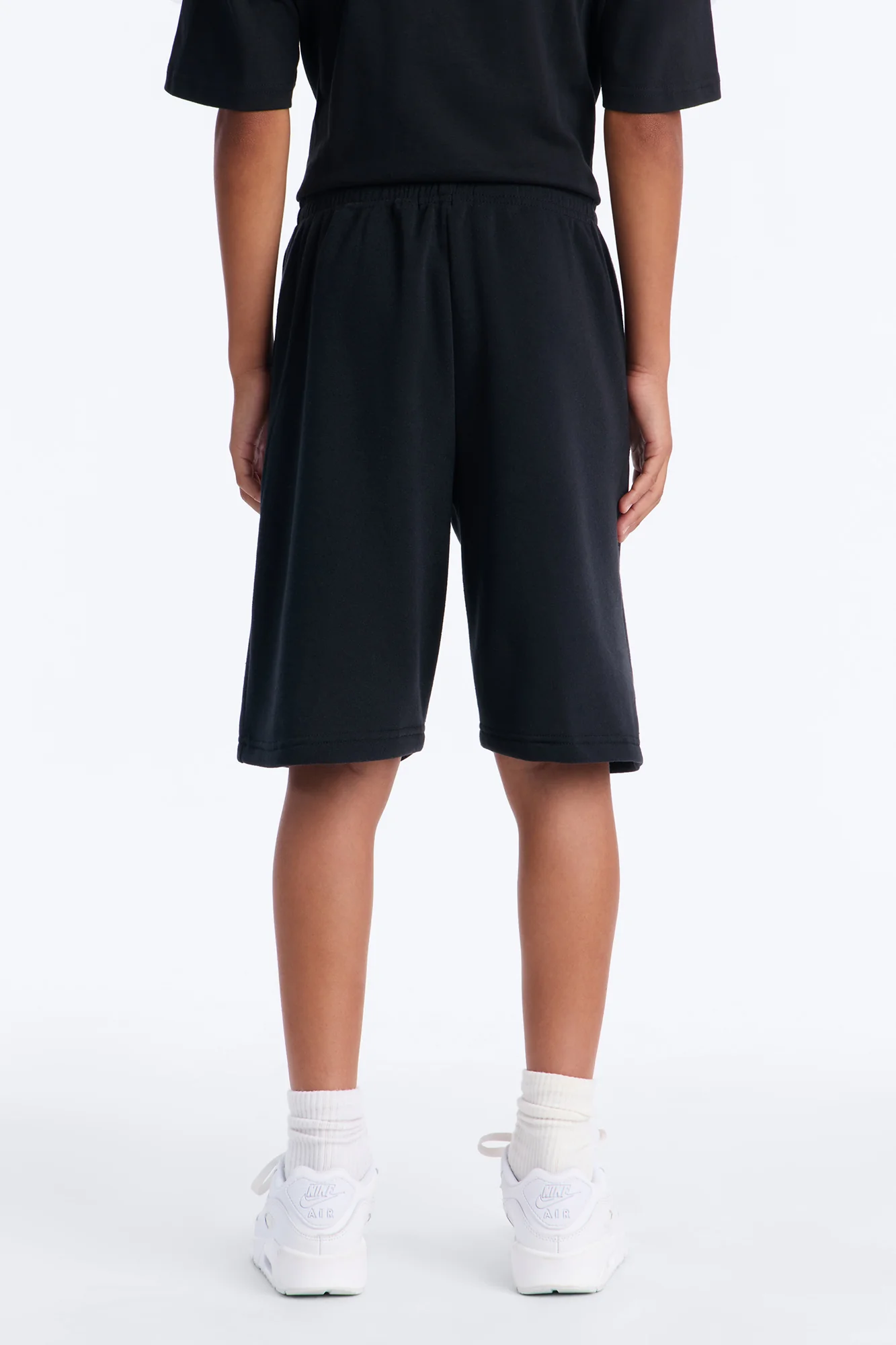 Mini LA Living Fleece Shorts - Black - Image 4