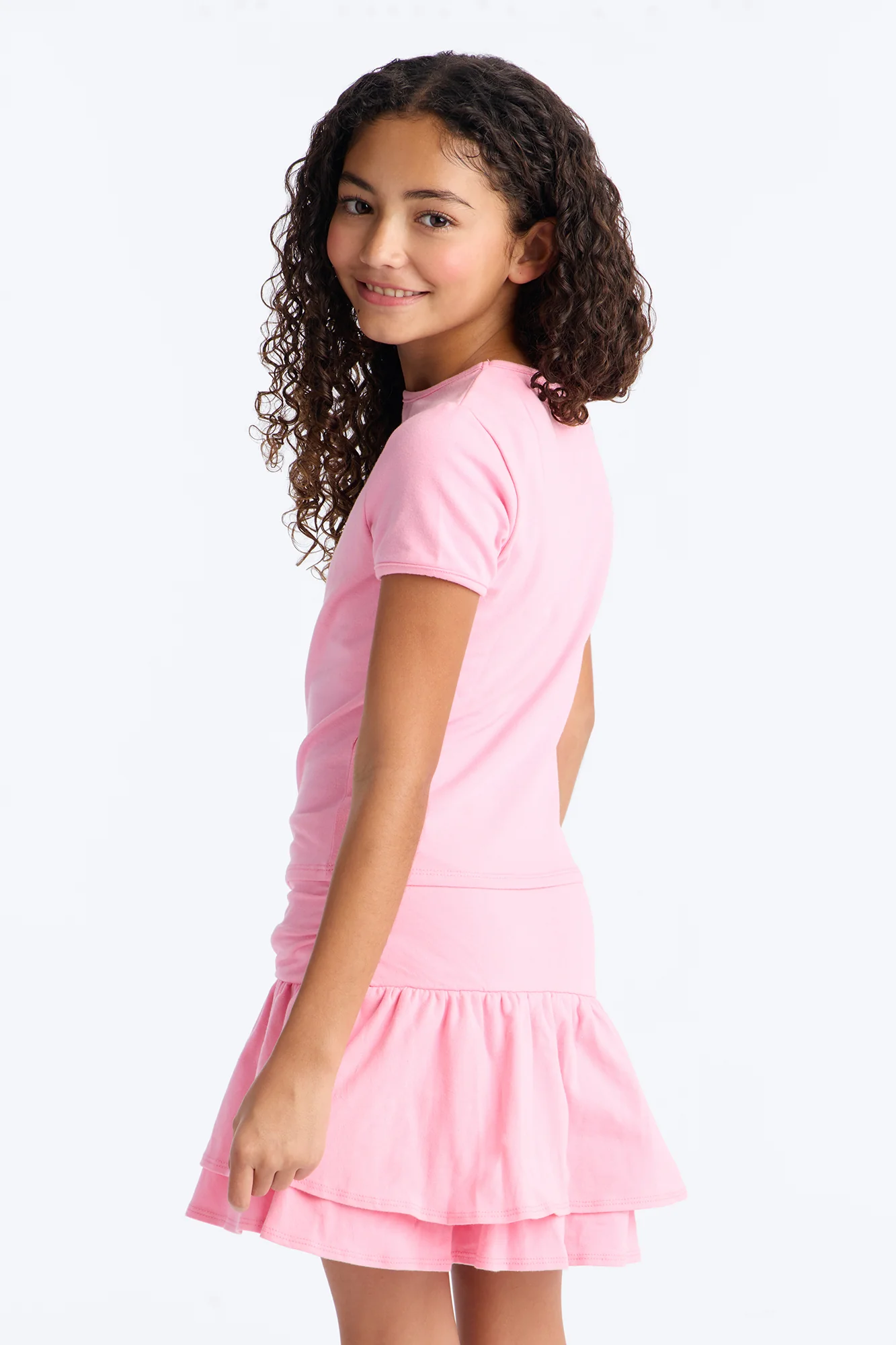 Mini Love Myself Skirt Set - Pink - Image 5