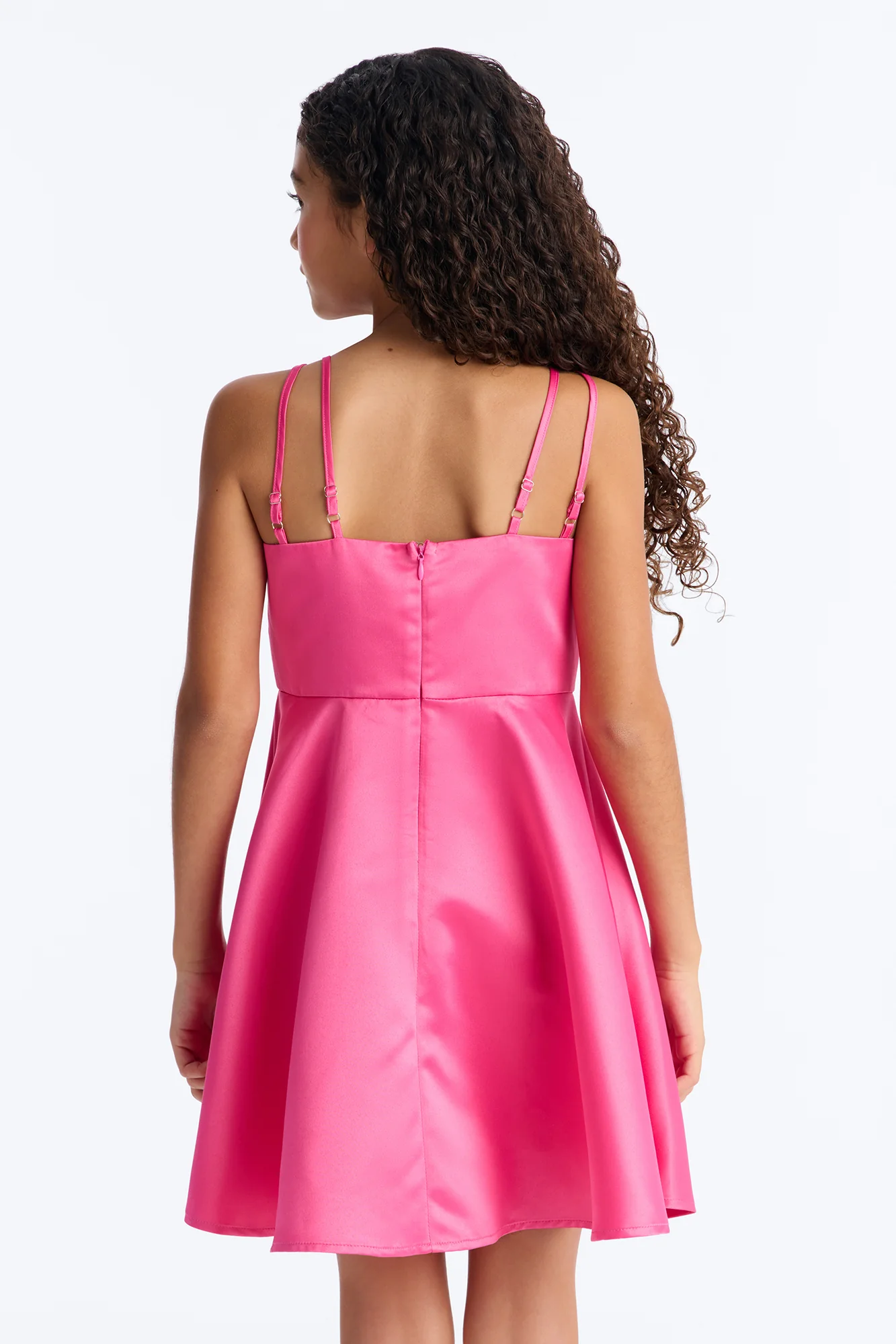 Mini Making Memories Dress - Hot Pink - Image 4