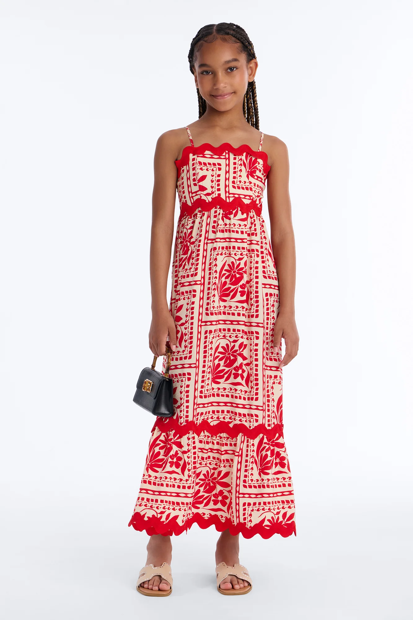 Mini Marissa Maxi Dress - Orange/combo