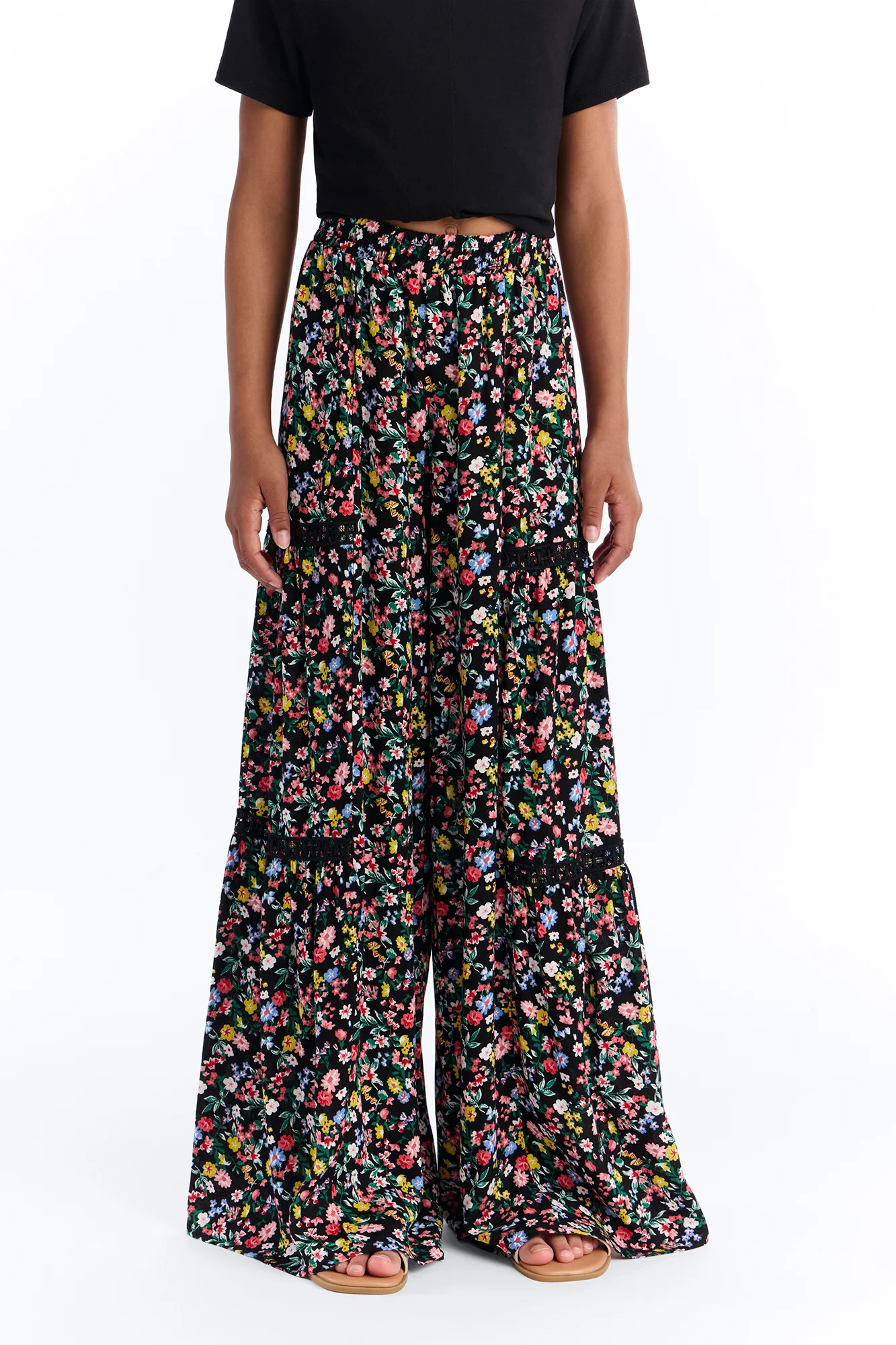 Mini Maybe Later Wide Leg Pant - Multi Color - Image 2