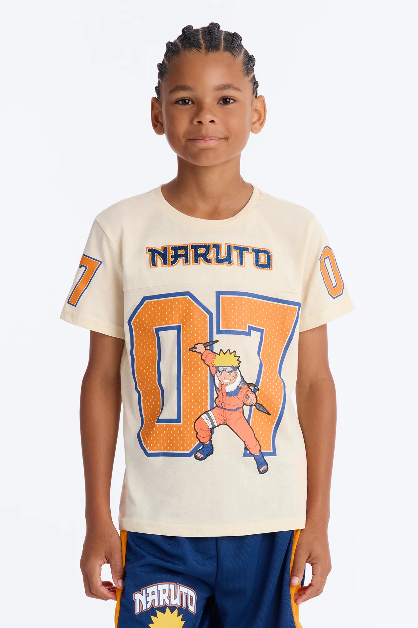 Mini Naruto 07 Jersey And Short Set - Ivory/combo - Image 2