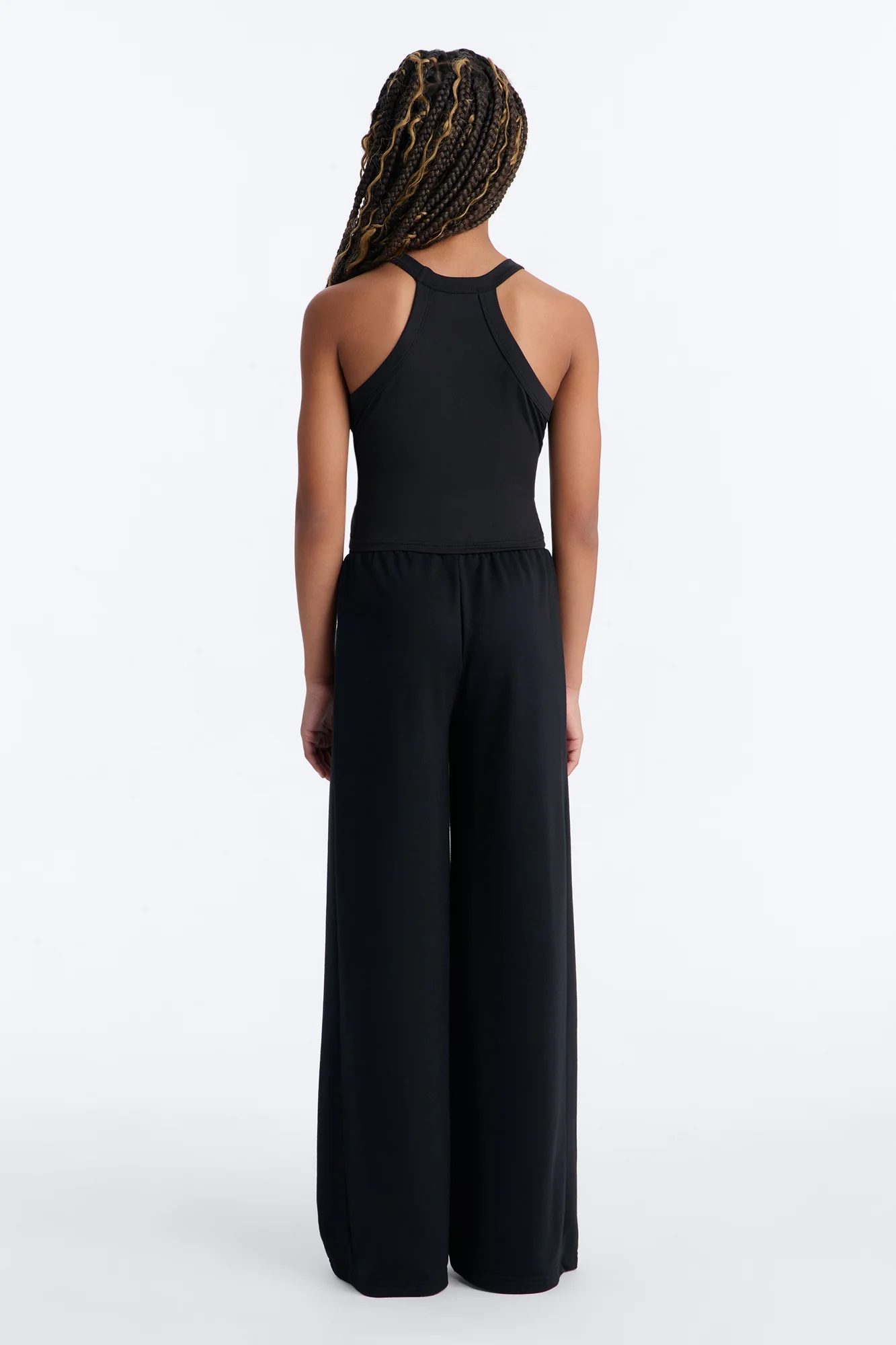 Mini Never Too Late Pant Set - Black - Image 4