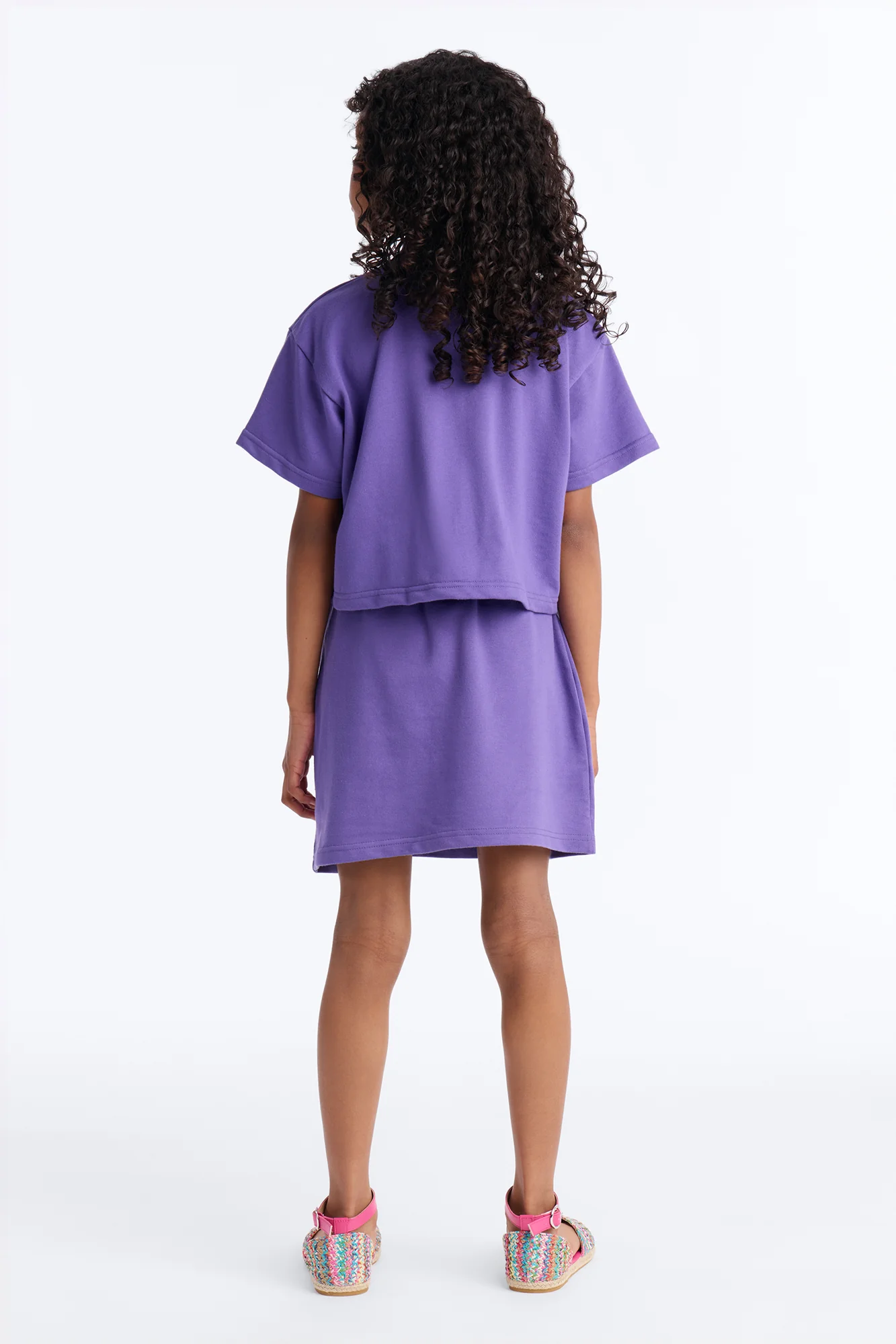 Mini Nice To Meet You Skort Set - Purple - Image 4