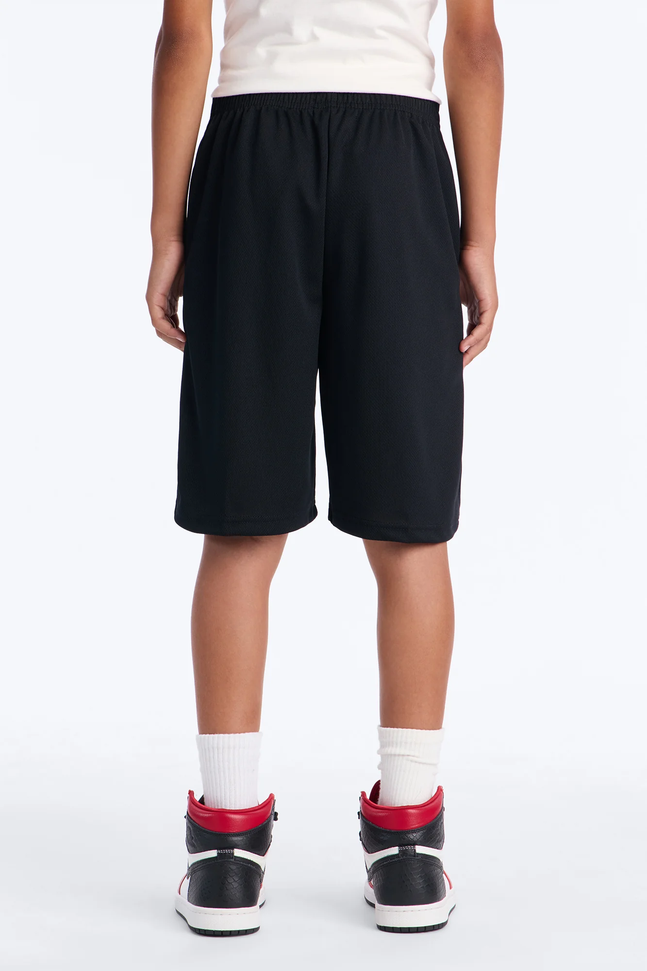 Mini Number 23 Mesh Shorts - Black - Image 3
