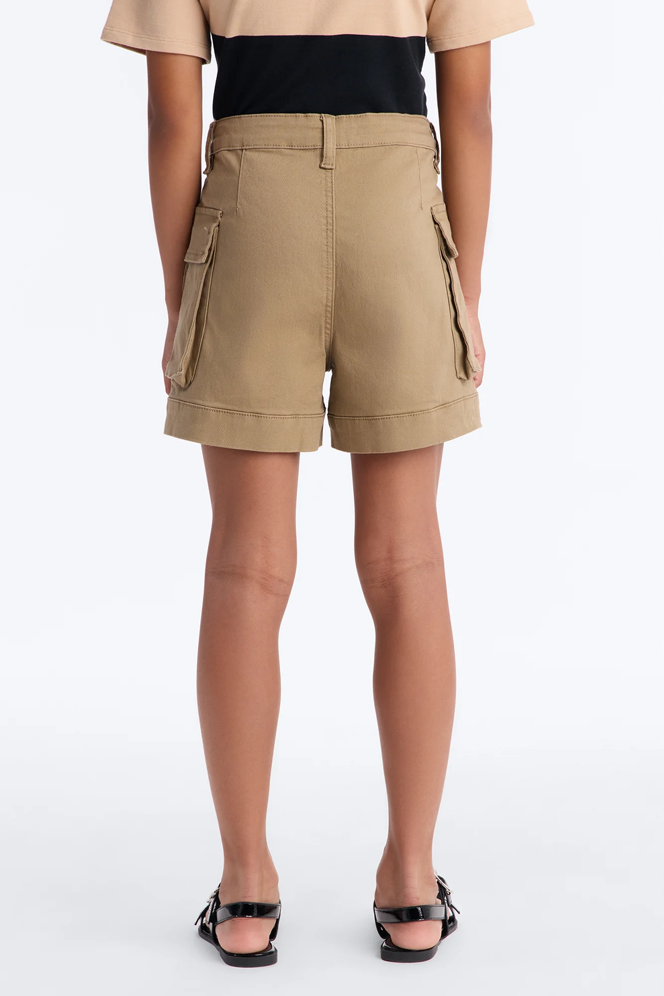 Mini On A Mission Cargo Shorts - Khaki - Image 4