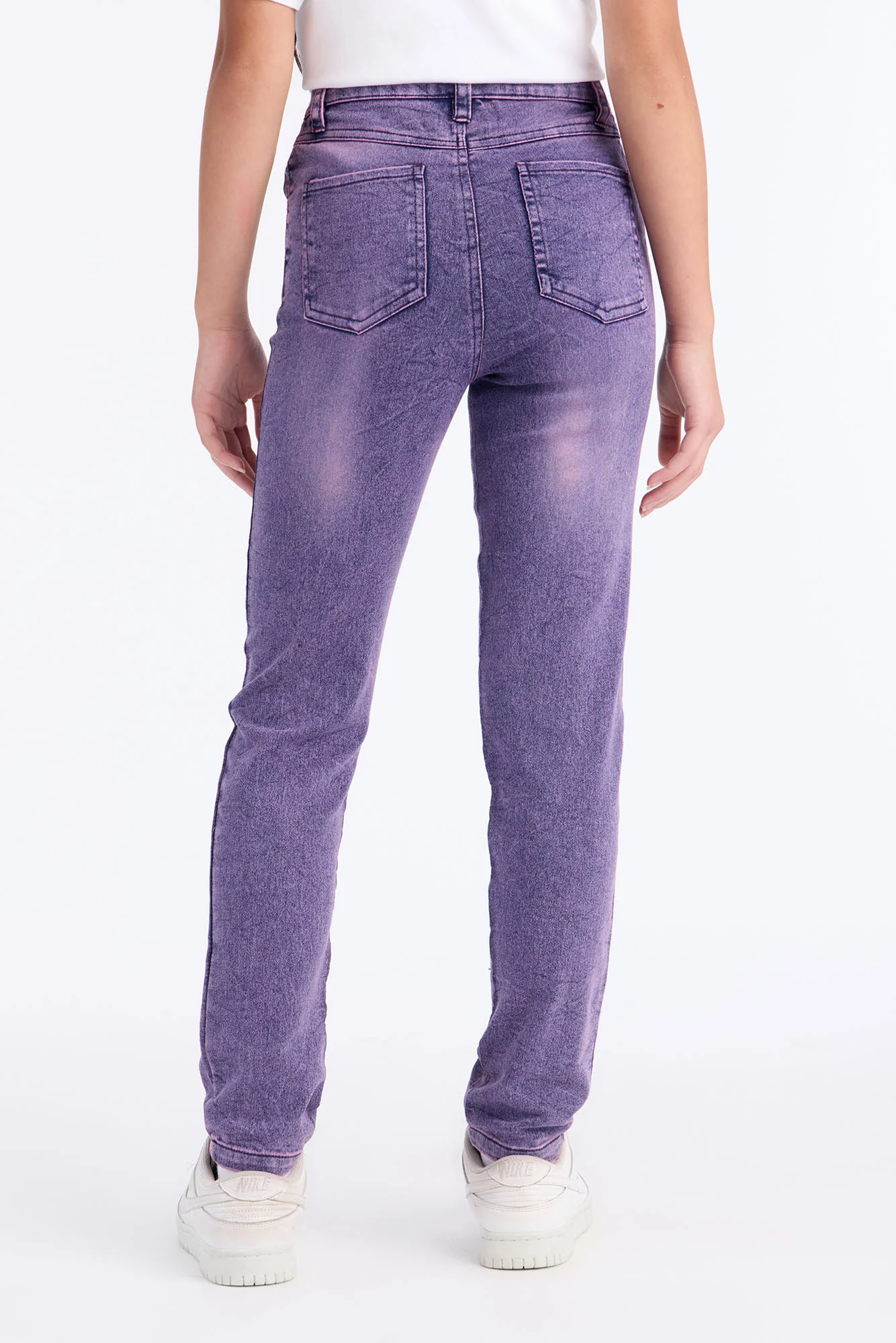 Mini Out The Door Skinny Jeans - Purple - Image 3