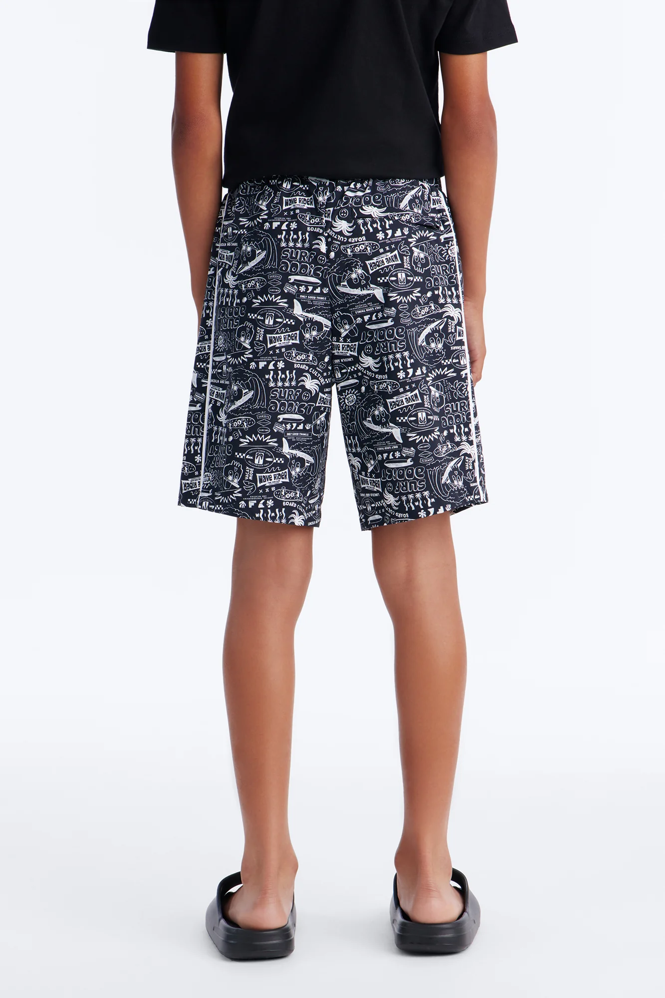 Mini Outlaw Tides Board Short - Black - Image 4