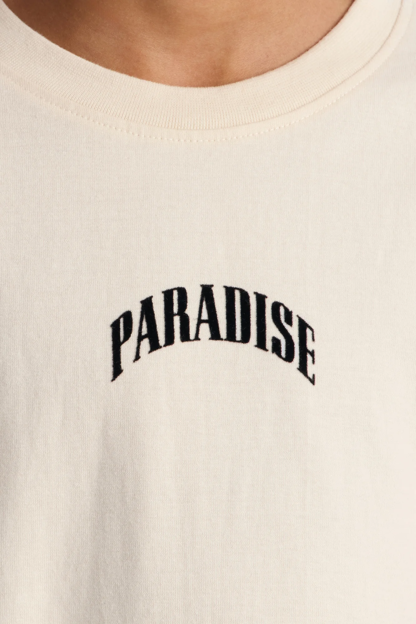 Mini Paradise Short Sleeve Front/Back Tee - Sand - Image 4