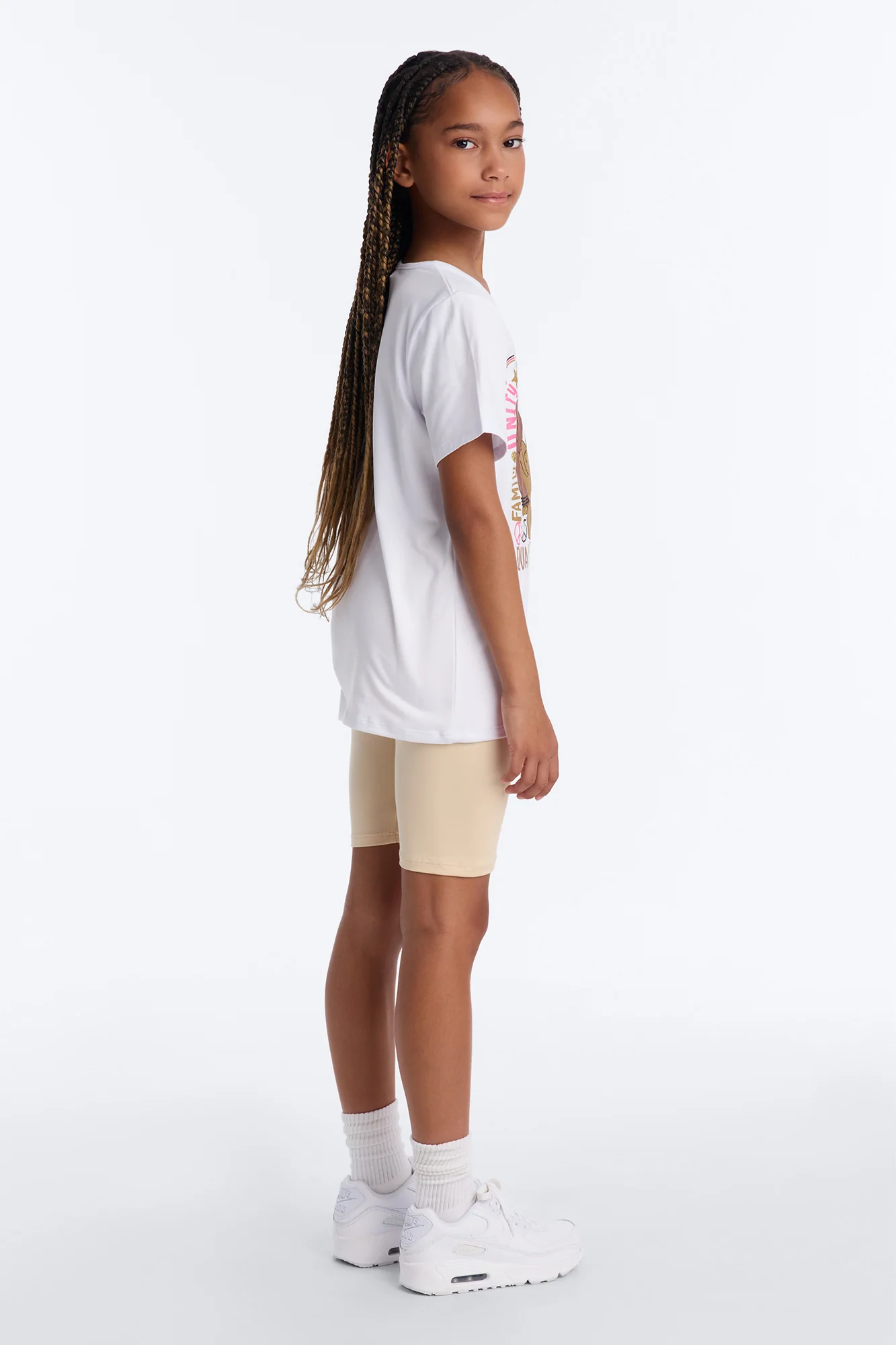 Mini Peace And Equality Bike Short Set - White/combo - Image 4