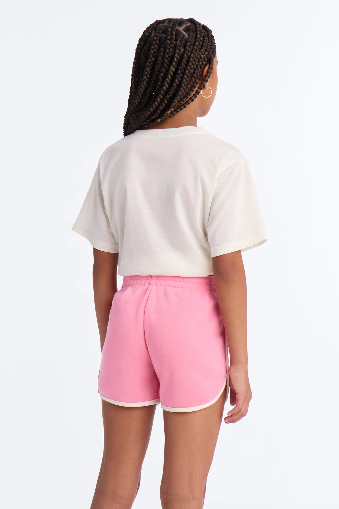 Mini Pink Is My Power Color Short Set - Pink/combo - Image 4