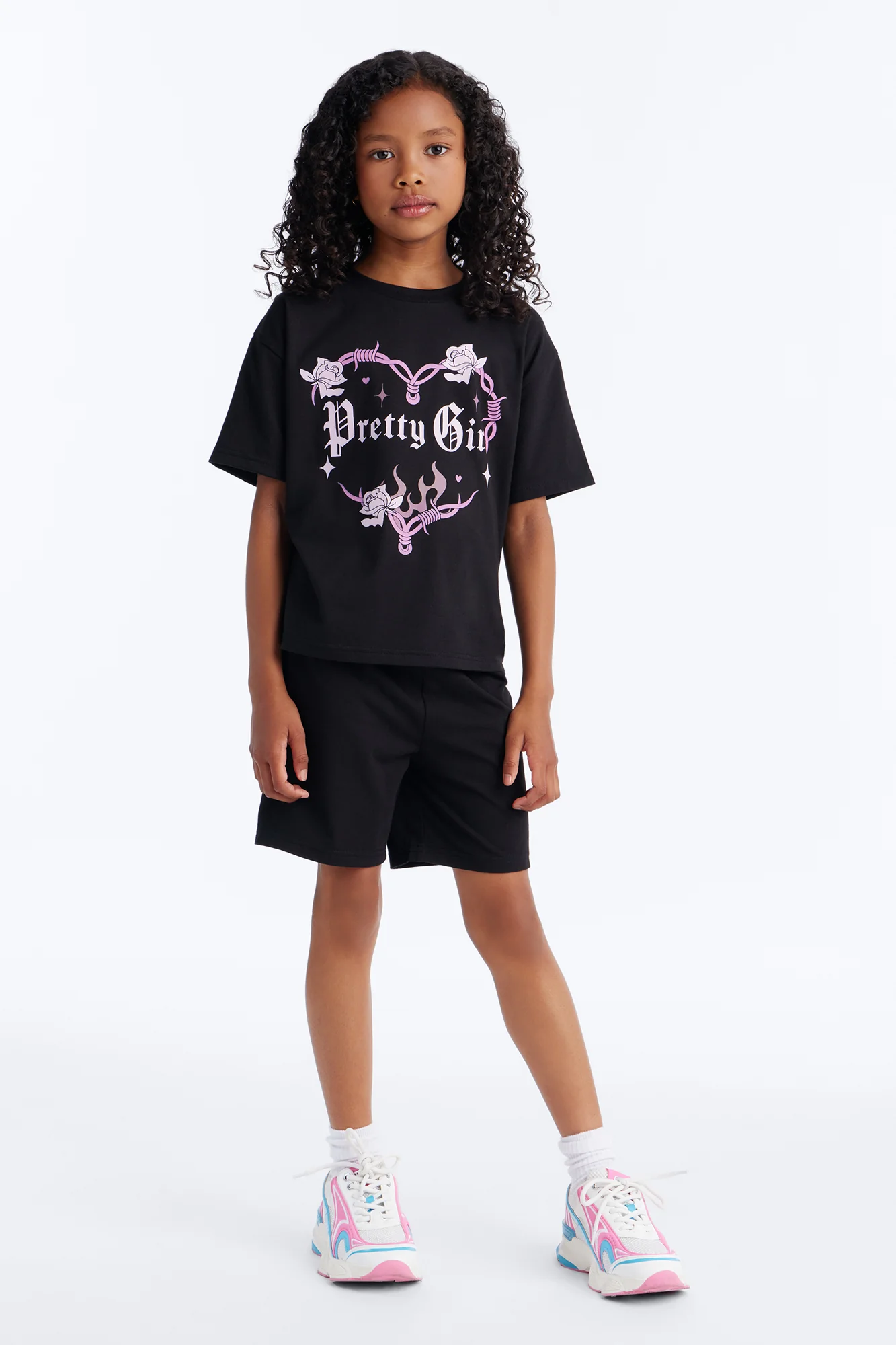 Mini Pretty Girl Life Short Set - Black