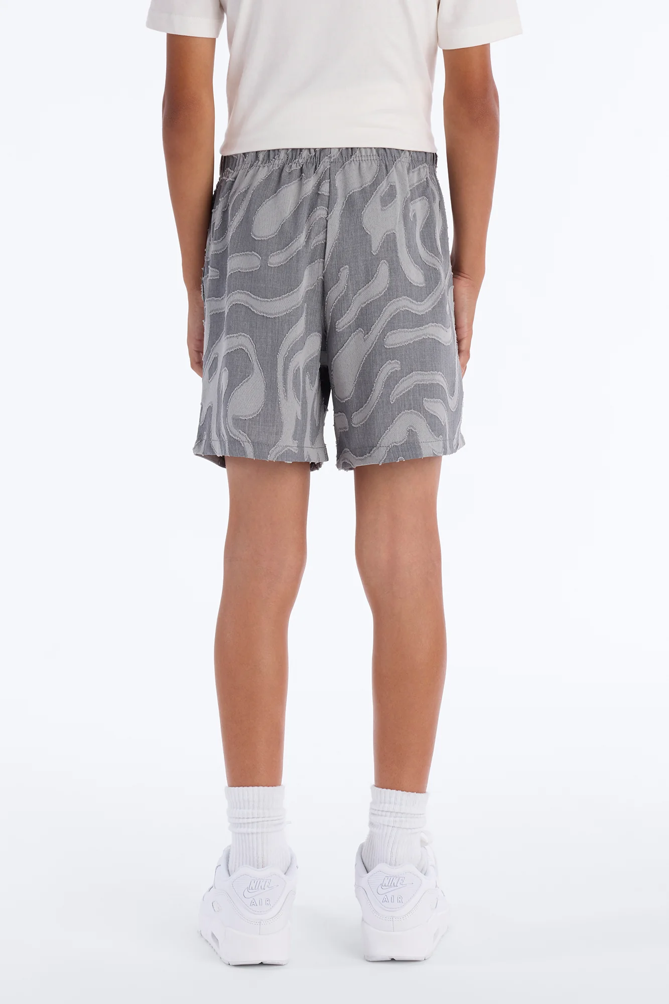 Mini Relaxed Midnight Wave Short - Grey - Image 4