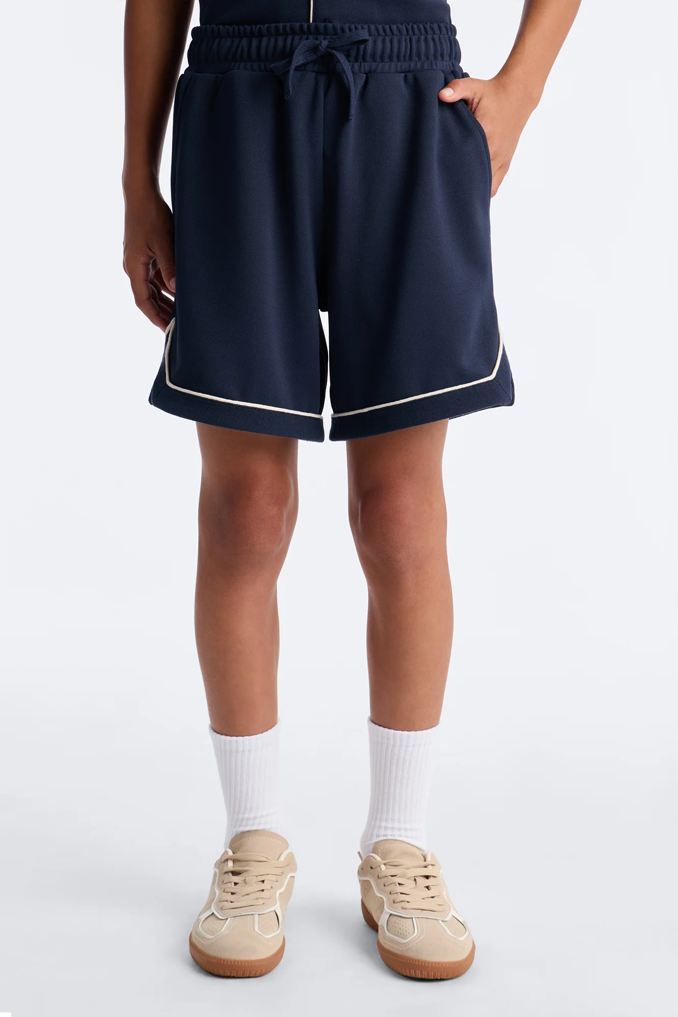 Mini Relaxed Noir Shorts - Navy
