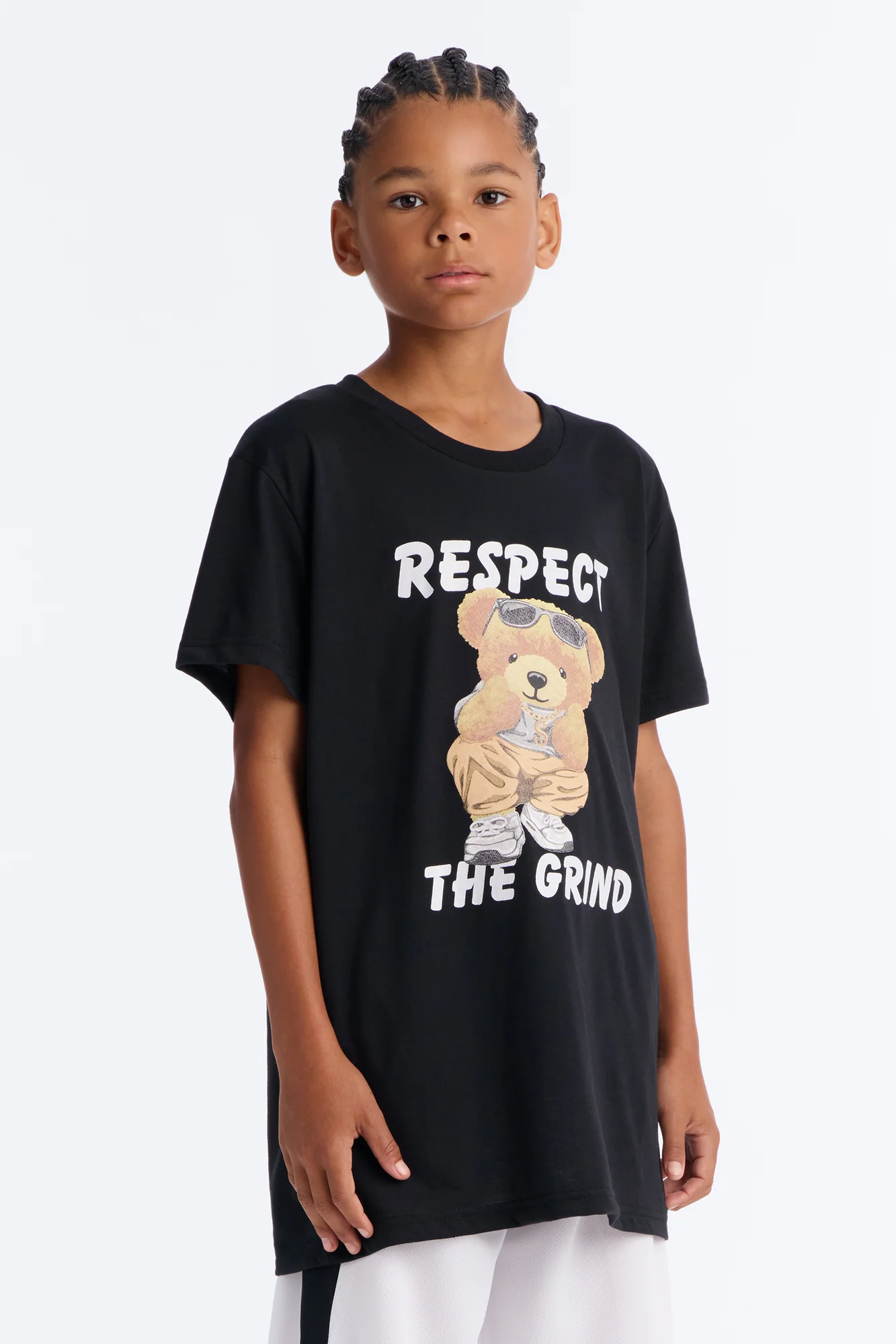 Mini Respect The Grind Short Set - Black/White - Image 2